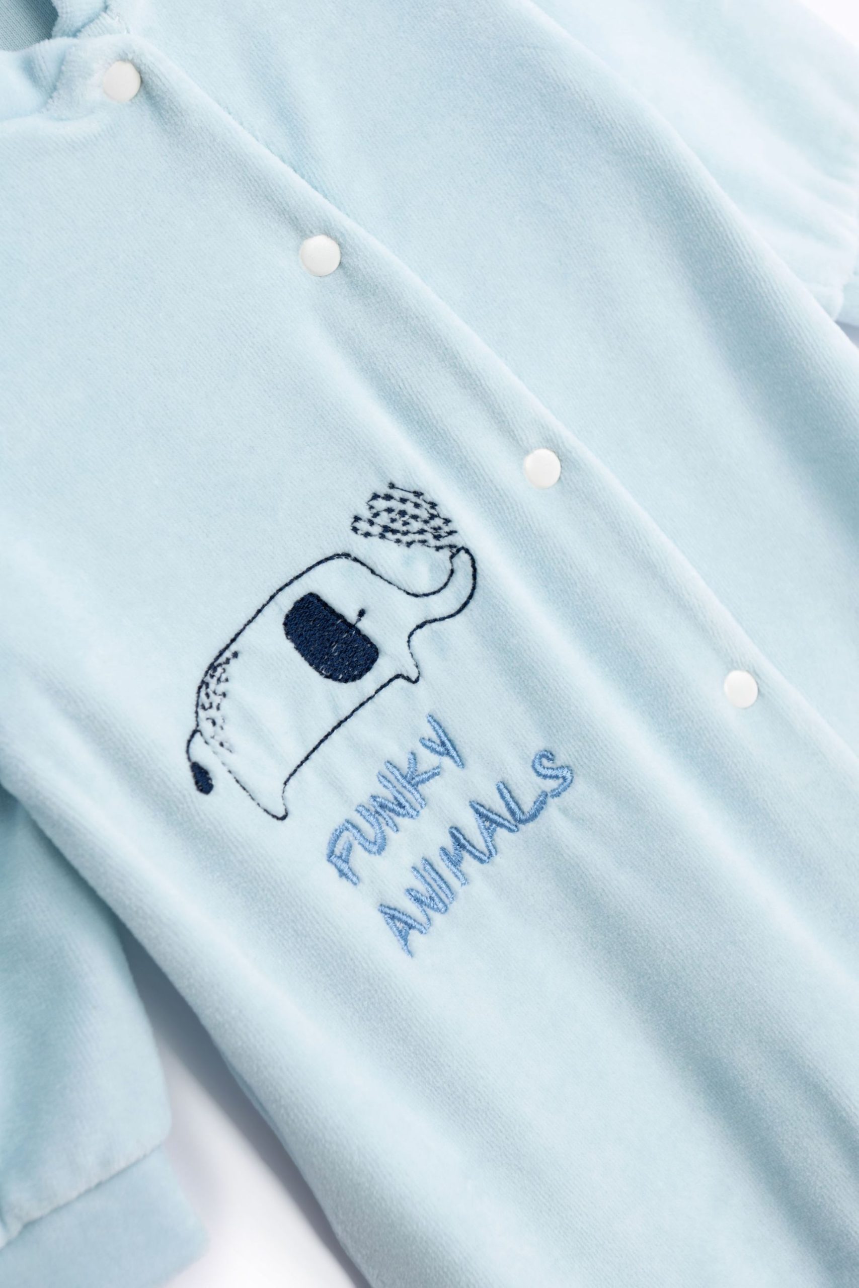 φορμακι μακρυμανικο βελουτε αγορι σιελ - Image 2