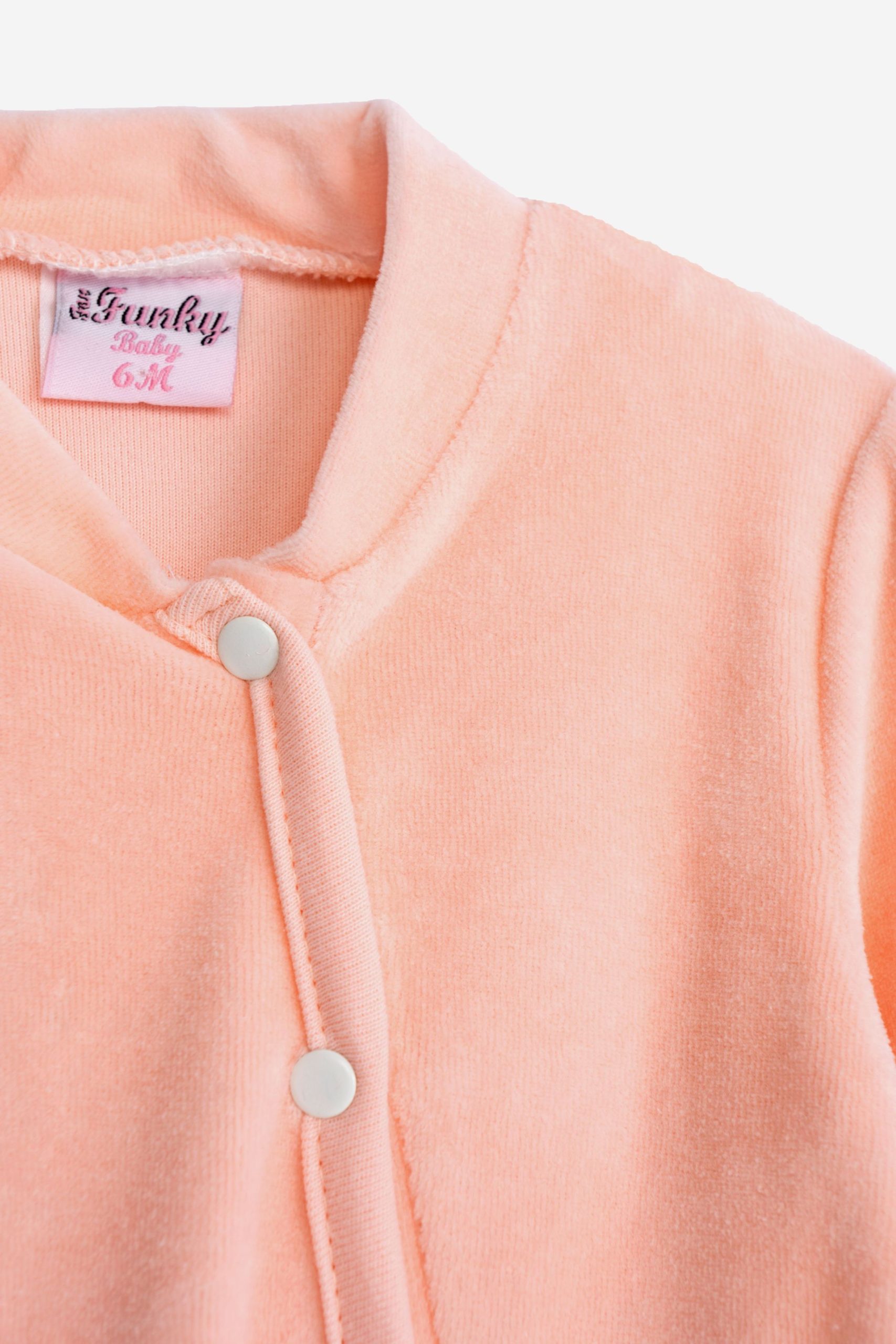 φορμακι μακρυμανικο βελουτε κοριτσι ροζ σομον - Image 3