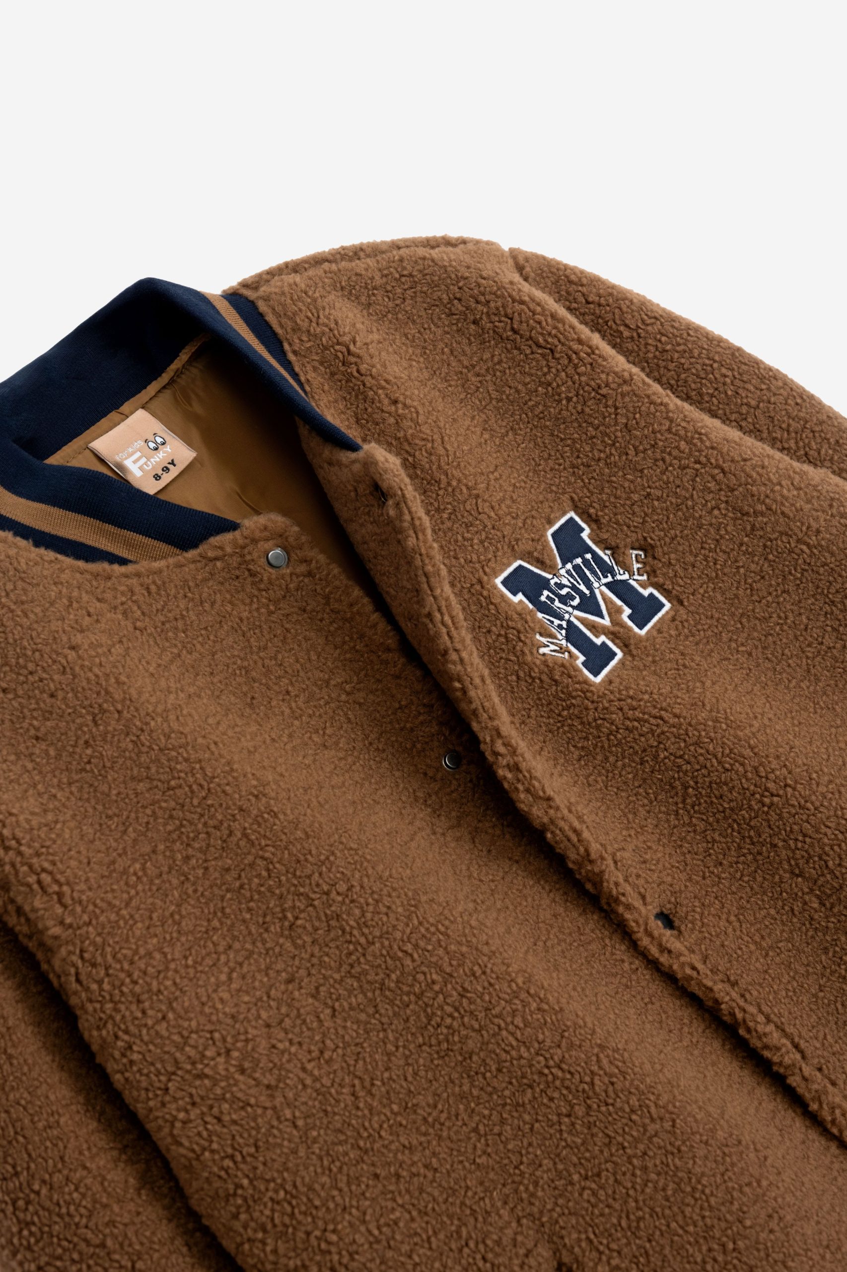 ζακετα προβατακι  αγορι καπουτσινο-μπλε - Image 2