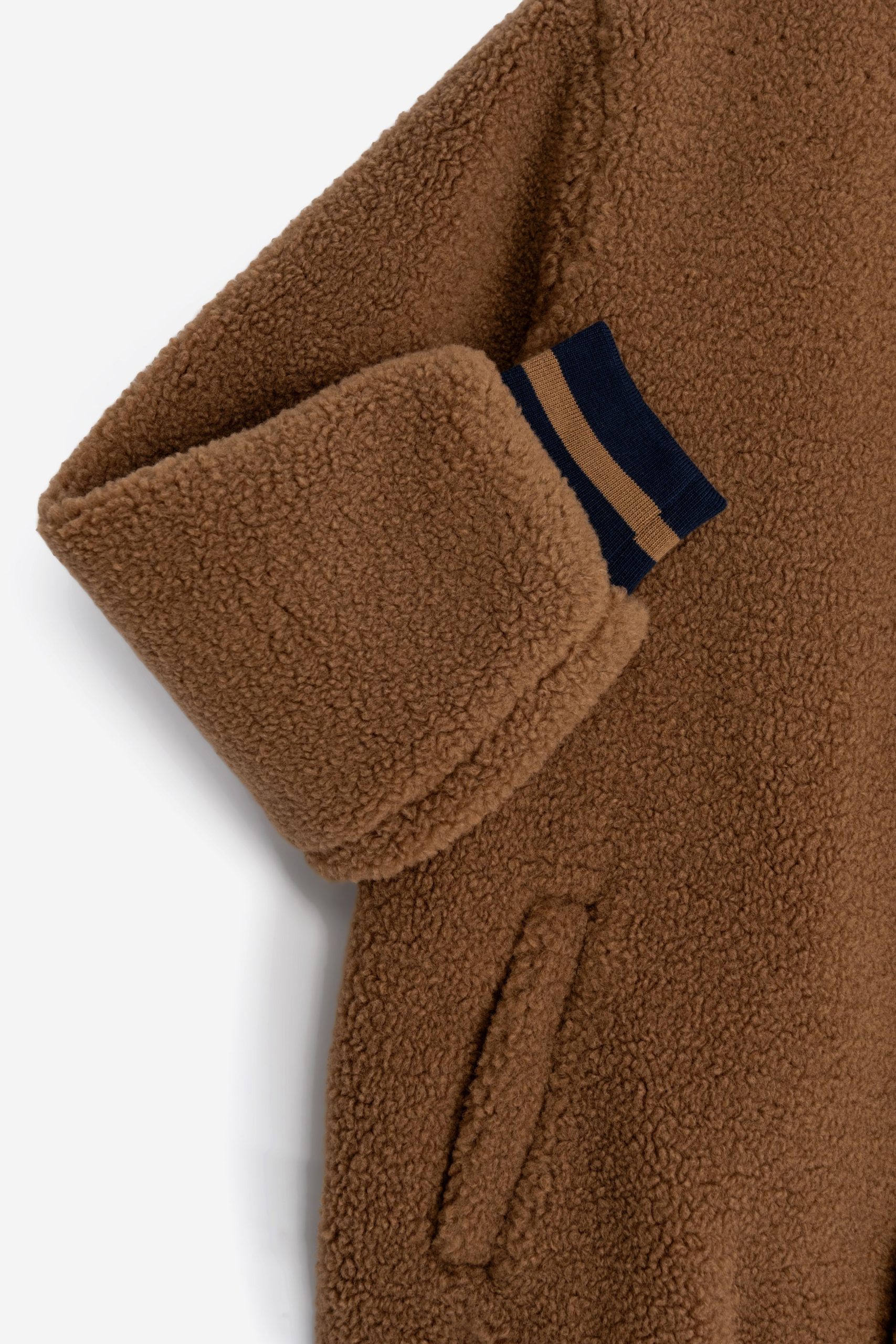 ζακετα προβατακι  αγορι καπουτσινο-μπλε - Image 3