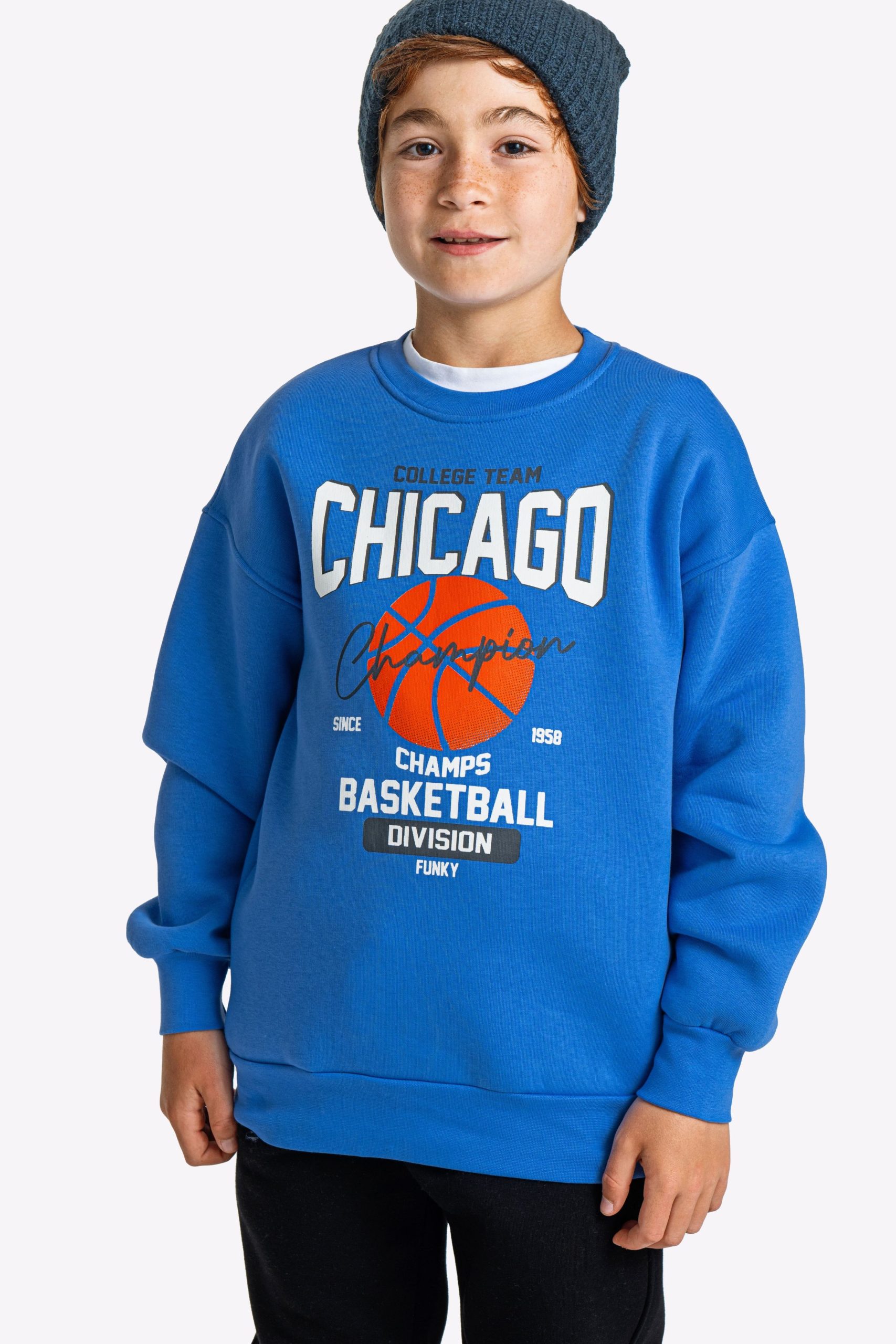 φορμα φουτερ  αγορι riviera blue/μαυρο