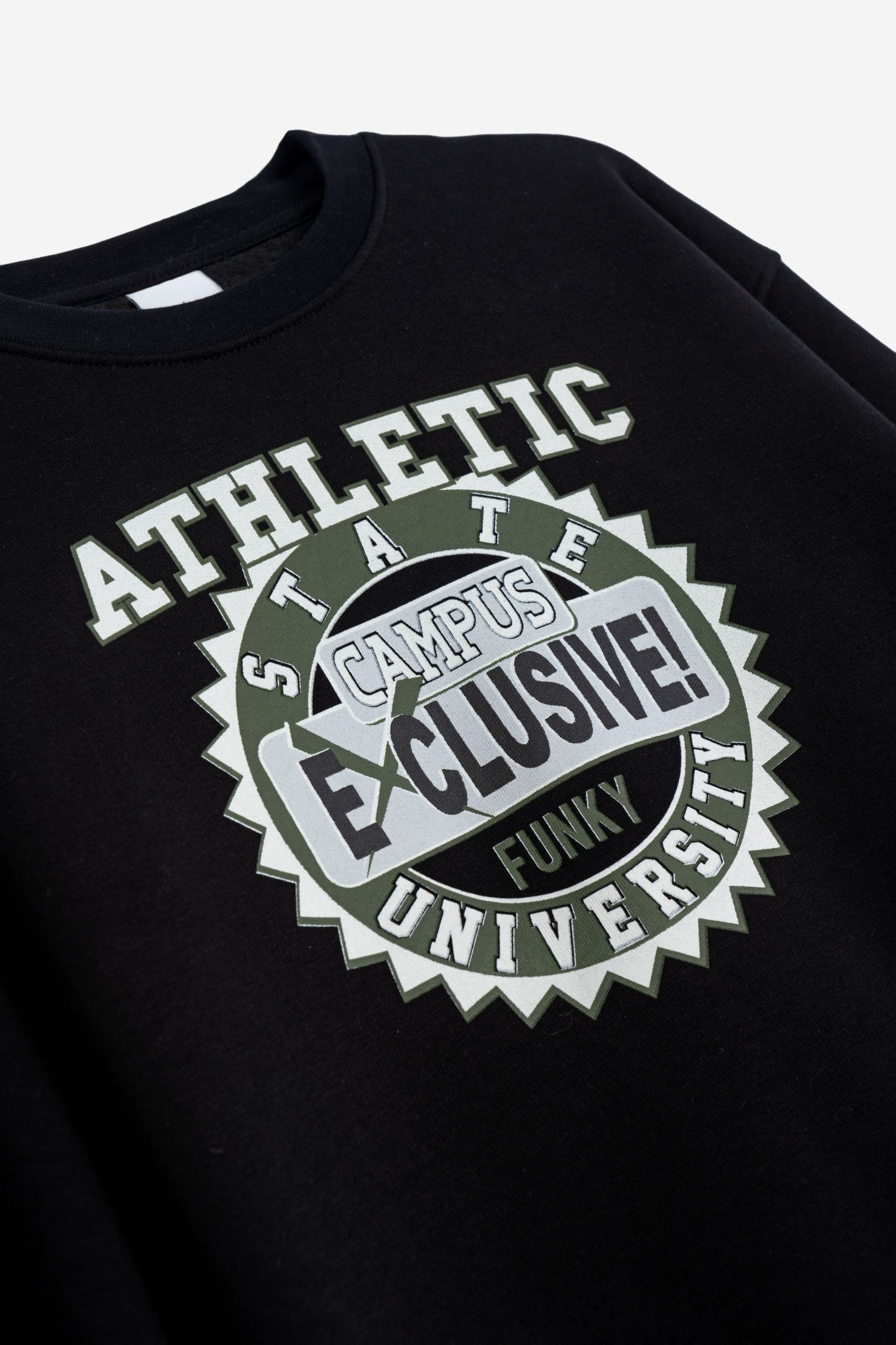 φορμα φουτερ  αγορι μαυρο/χακι - Image 3