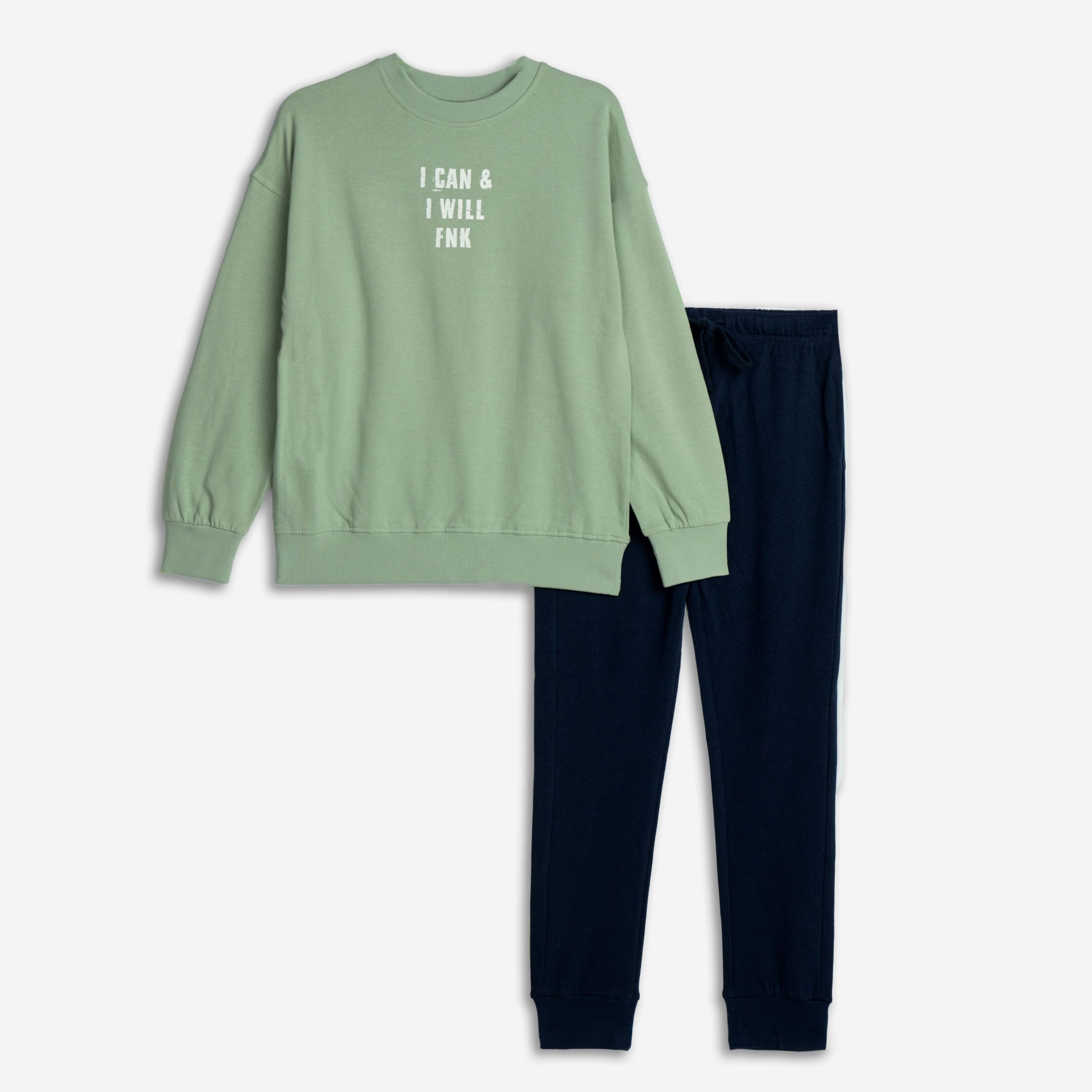 φορμα φουτερ αχνουδιαστη  αγορι dust peanut/μπλε