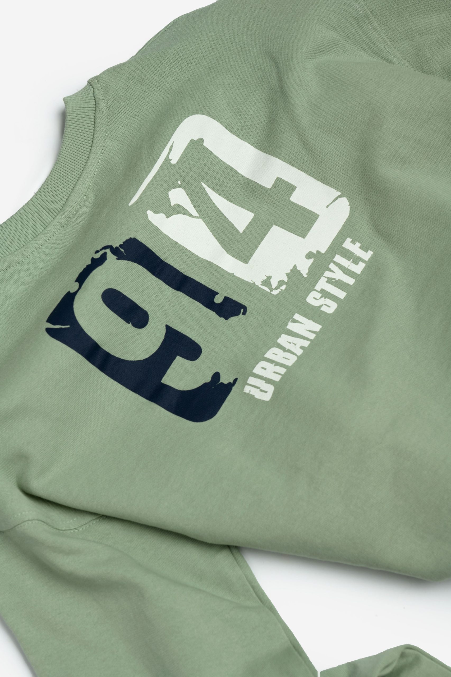 φορμα φουτερ αχνουδιαστη  αγορι dust peanut/μπλε - Image 3