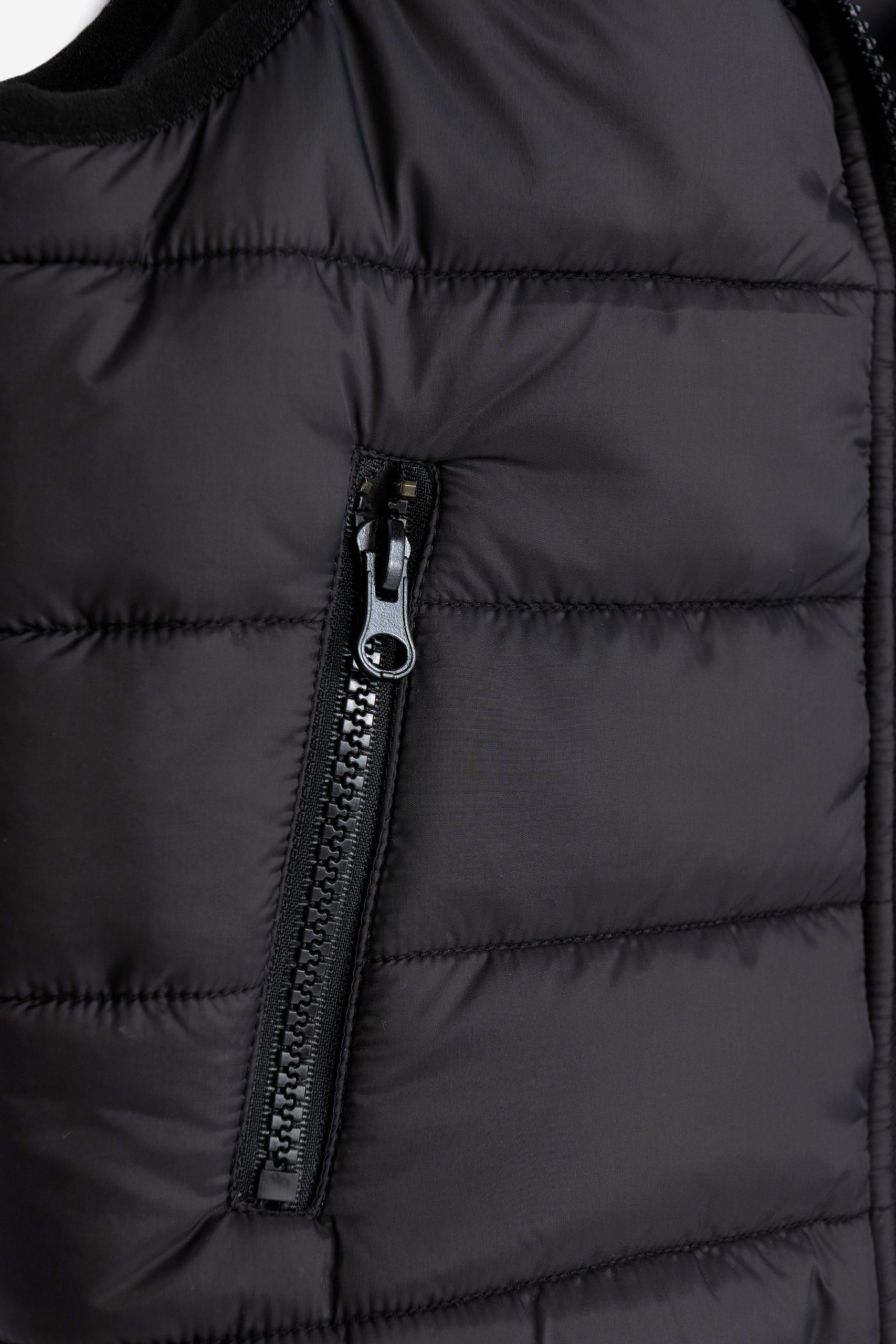 τζακετ αμανικο  αγορι μαυρο-γκρι μελανζε - Image 3