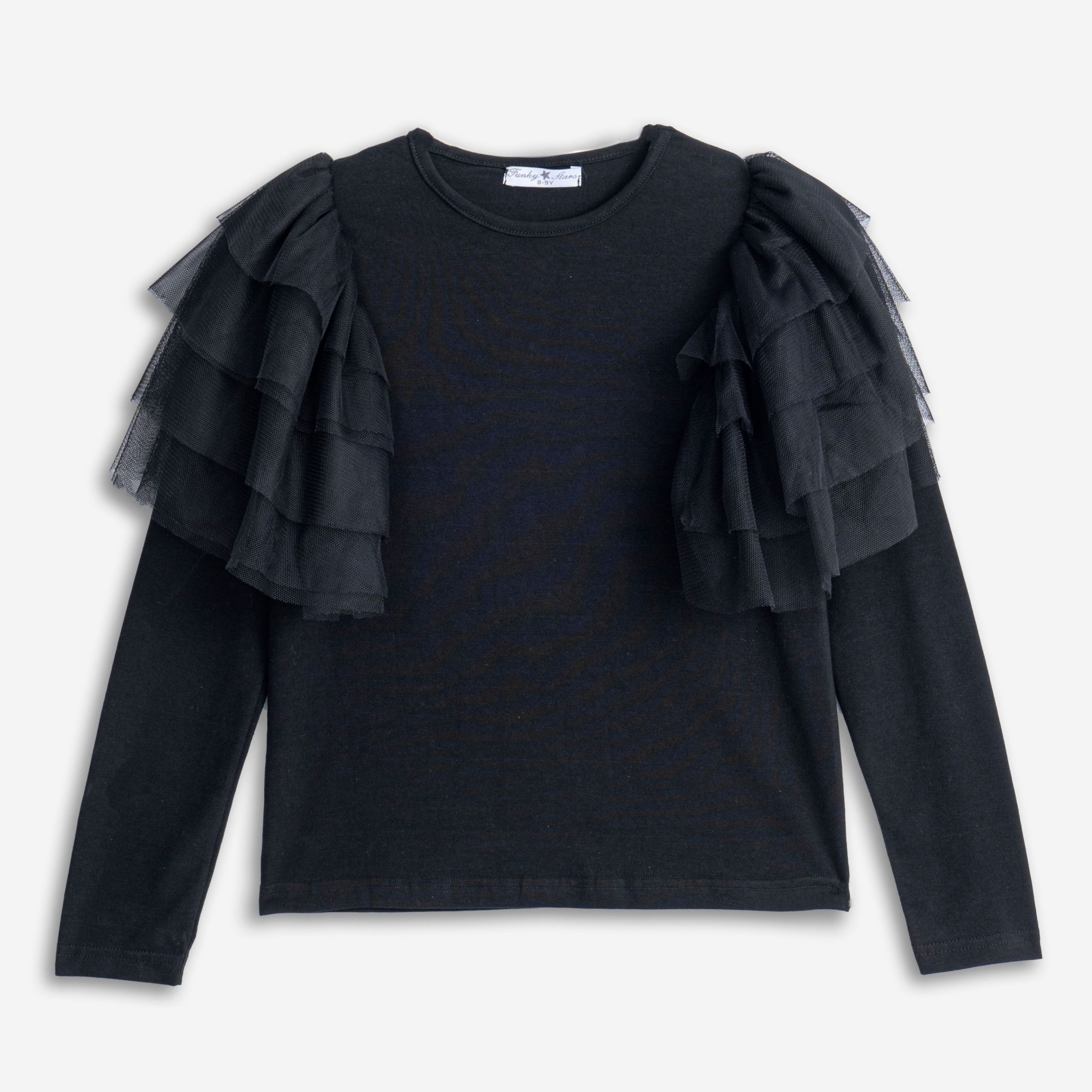 μπλουζα καλτσα λυκρα  κοριτσι μαυρο