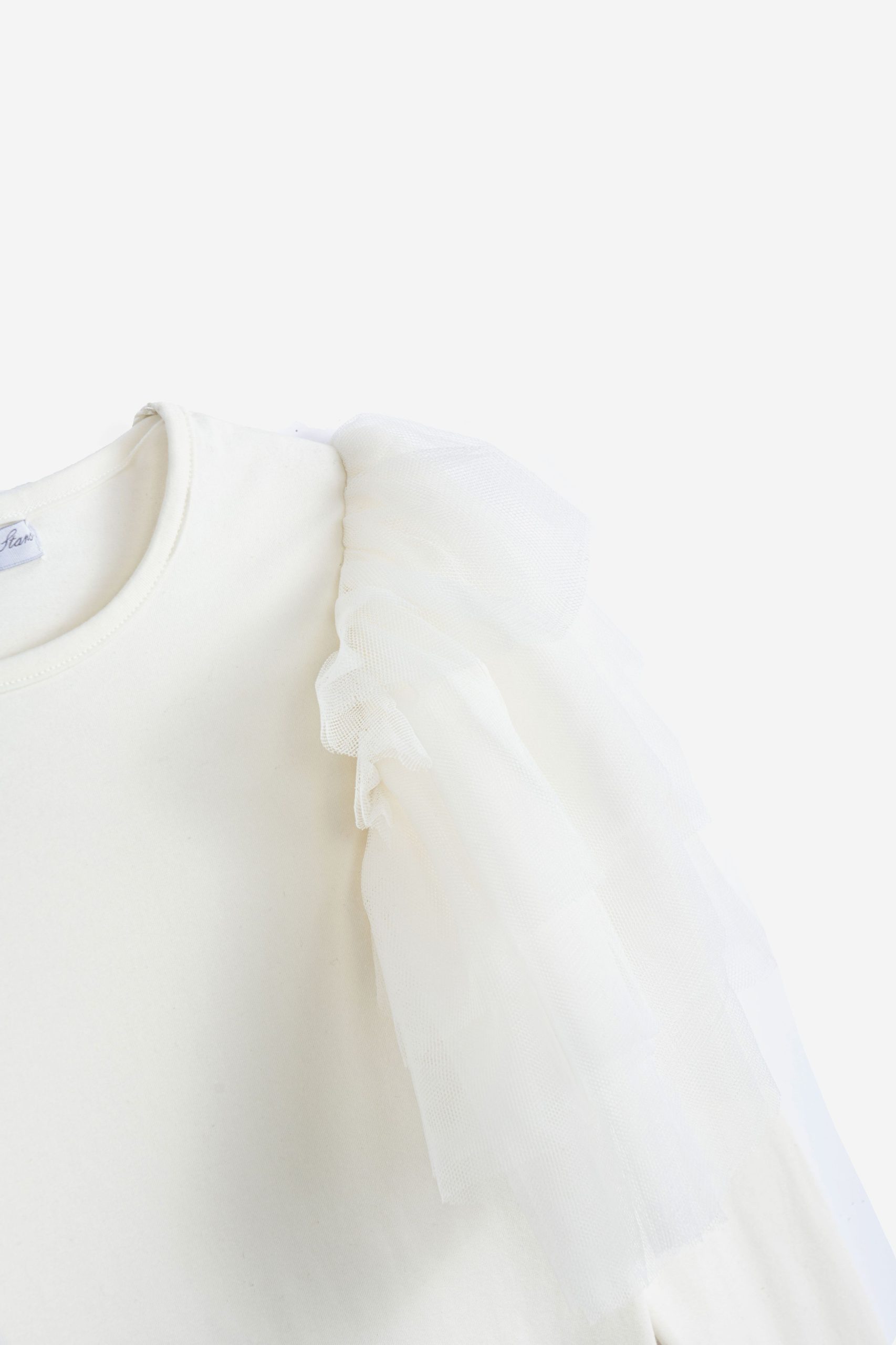 μπλουζα καλτσα λυκρα  κοριτσι εκρου - Image 2