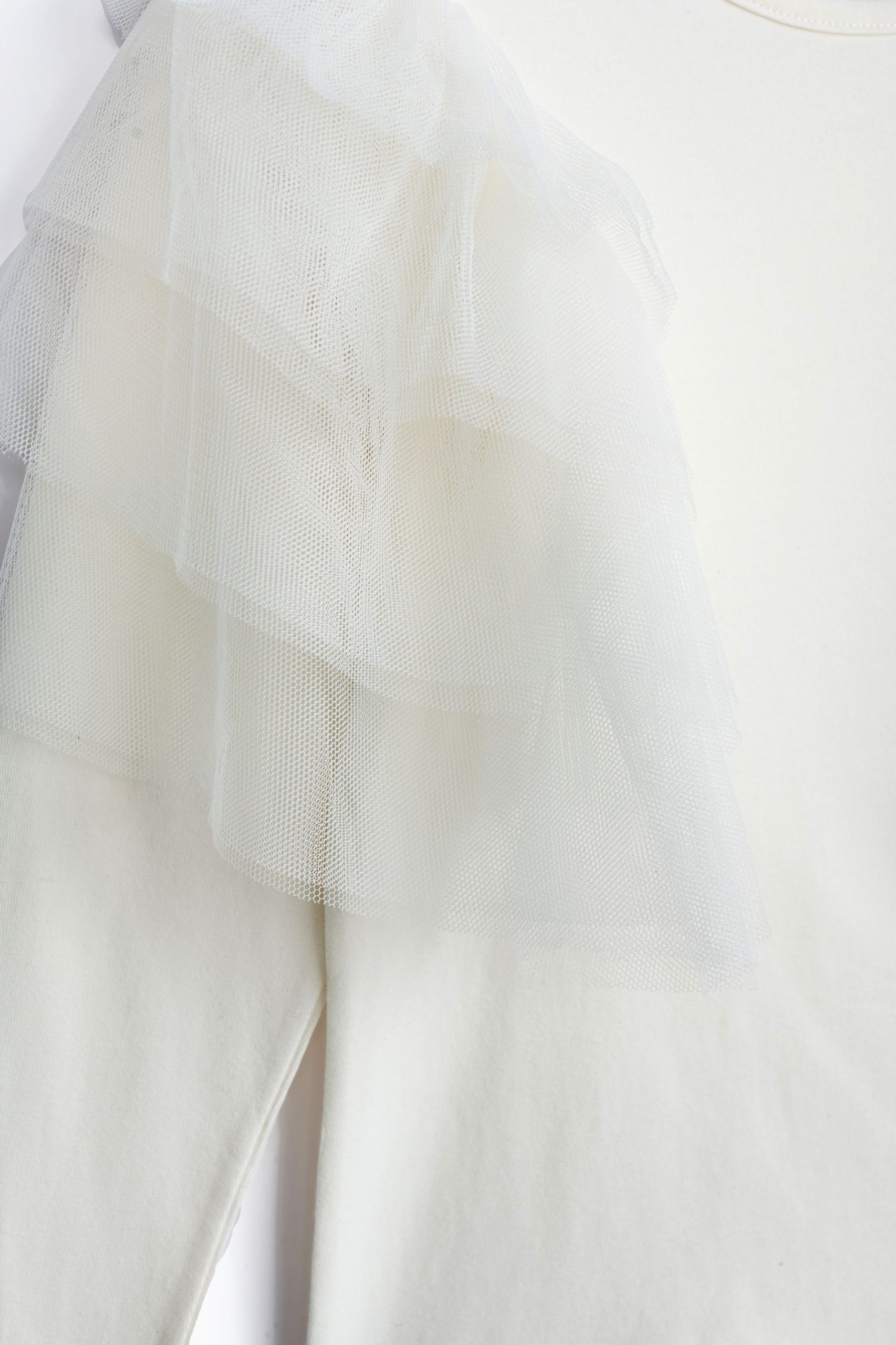 μπλουζα καλτσα λυκρα  κοριτσι εκρου - Image 3