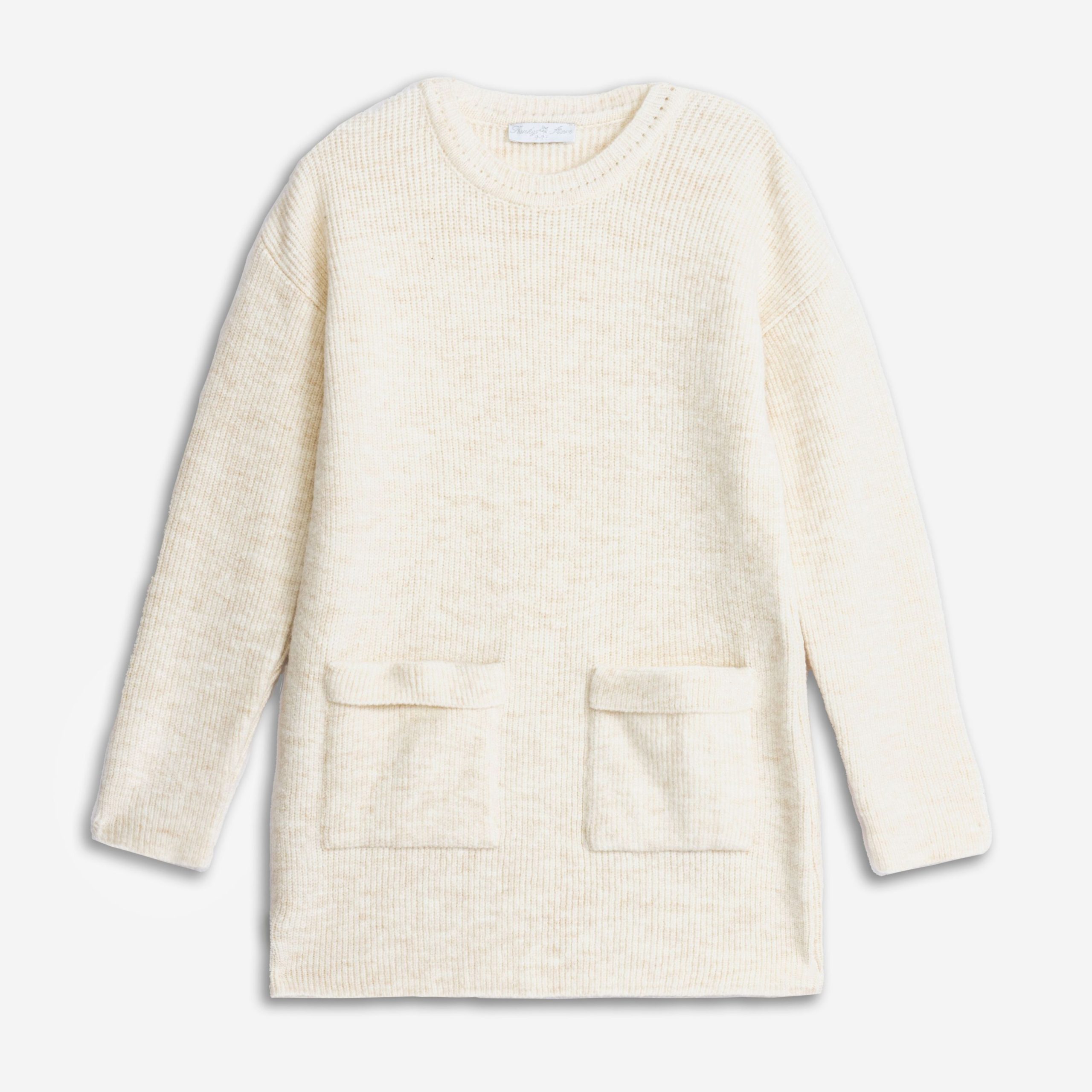 φορεμα πλεκτο  κοριτσι σκουρο μπεζ μελανζε