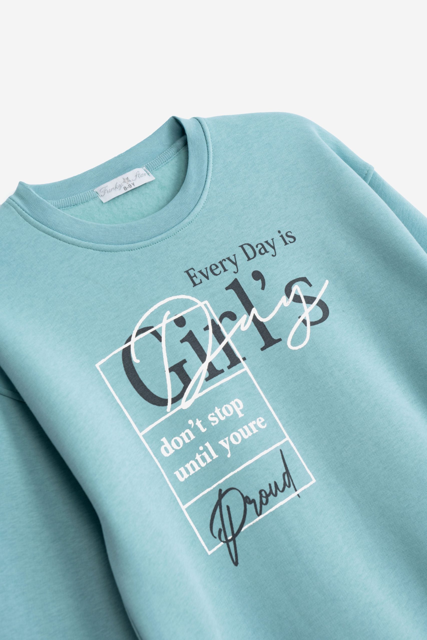 φορμα φουτερ  κοριτσι waterfall/ανθρακι - Image 3