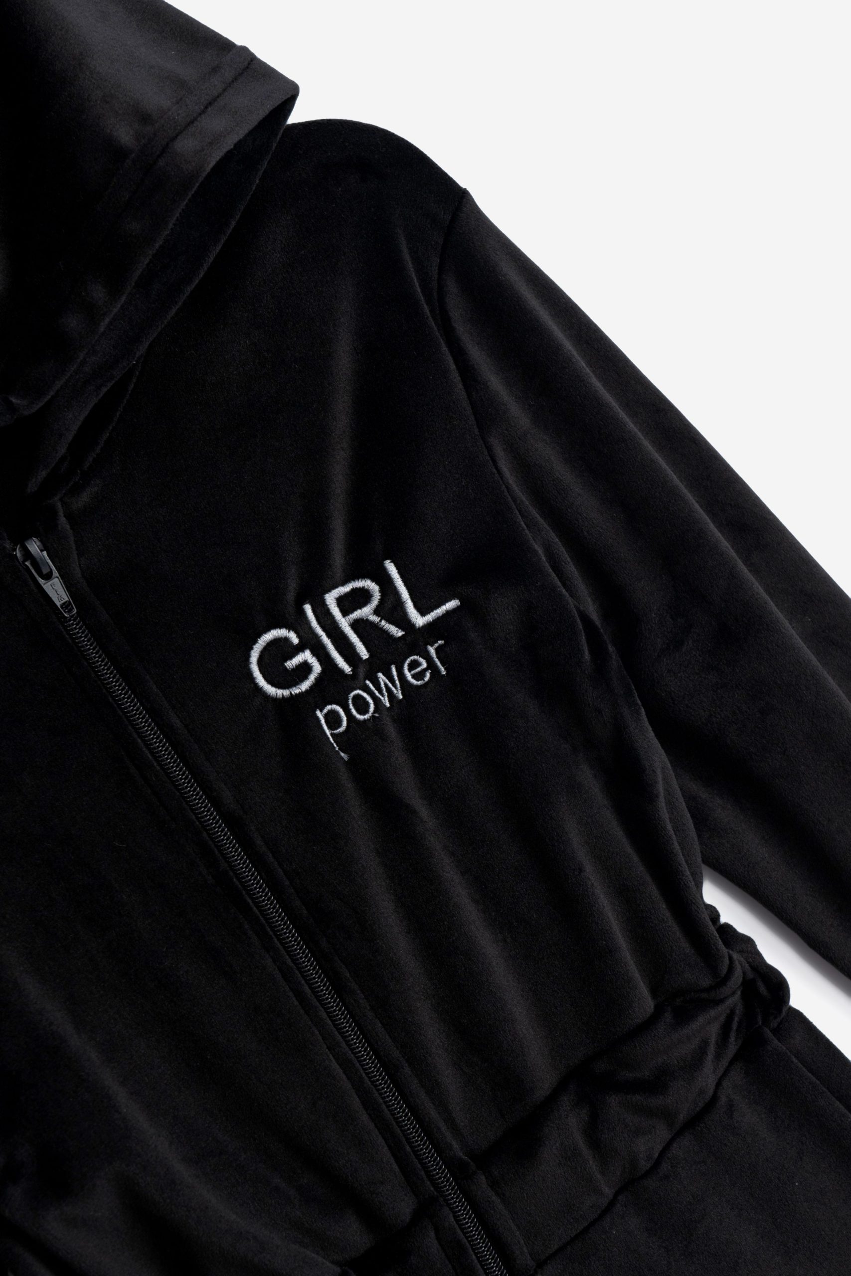 ολοσωμη φορμα βελουτε  κοριτσι μαυρο - Image 2