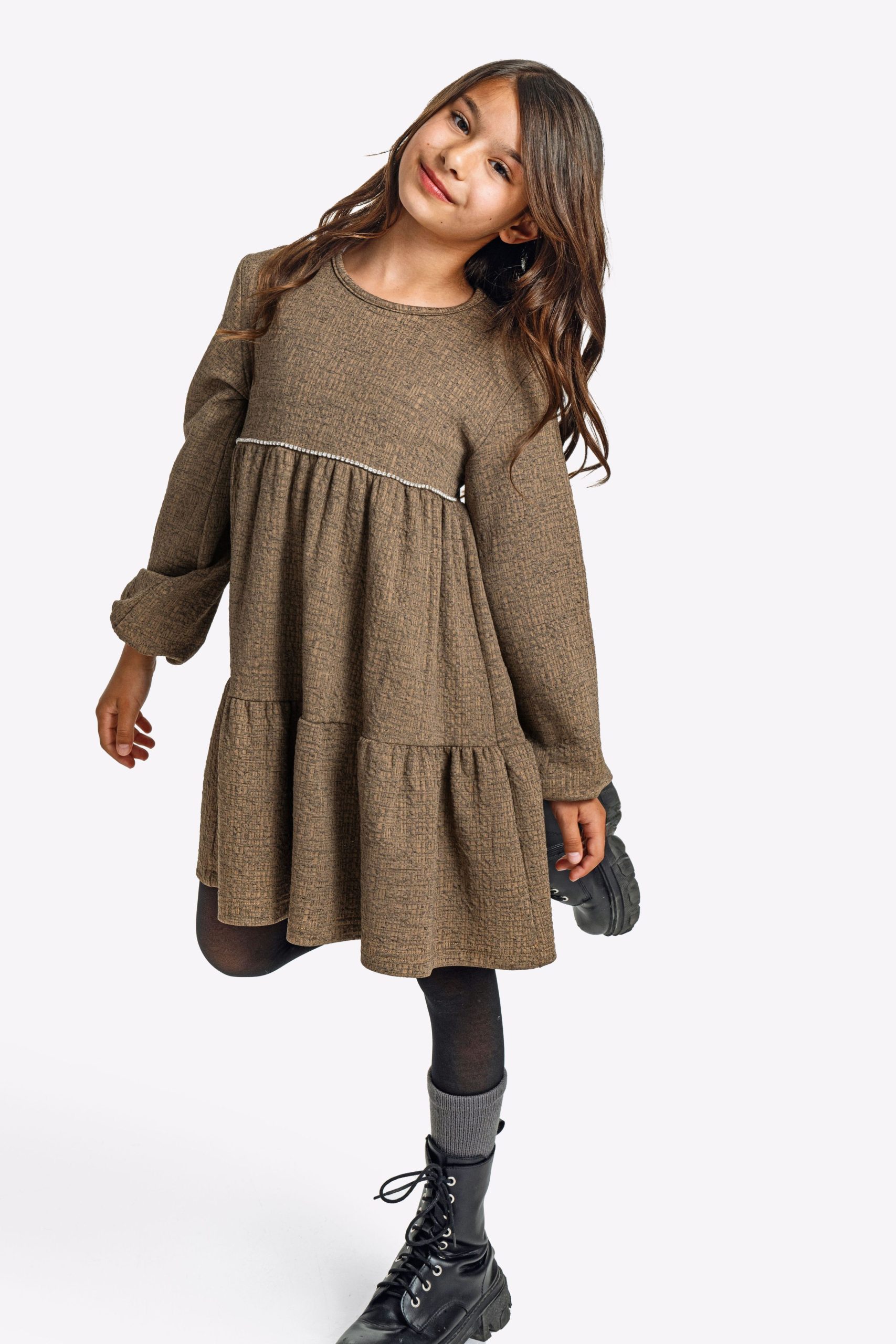 φορεμα  κοριτσι καφε - Image 2