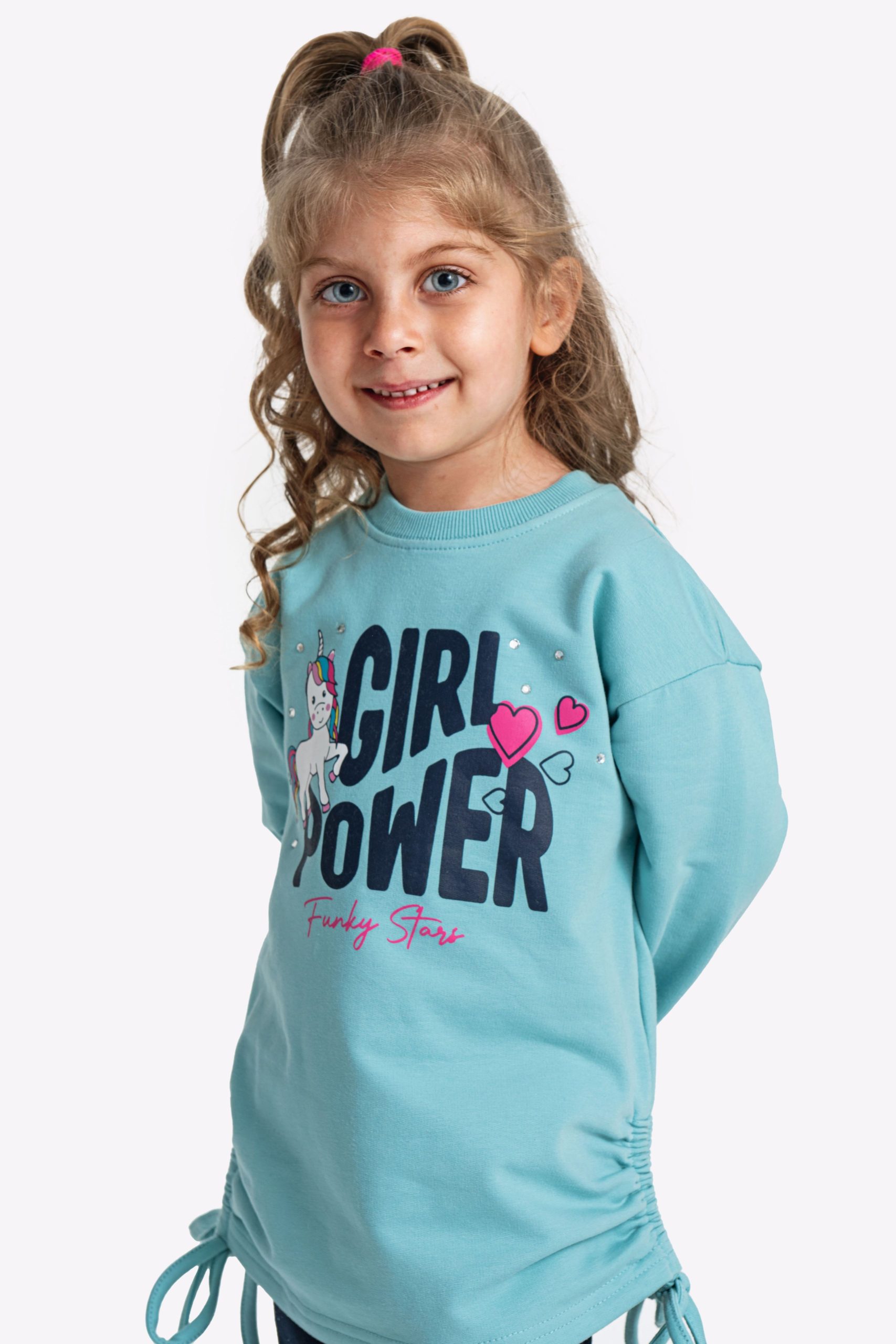 μπλουζοφορεμα+κολαν  κοριτσι οε waterfall/μπλε