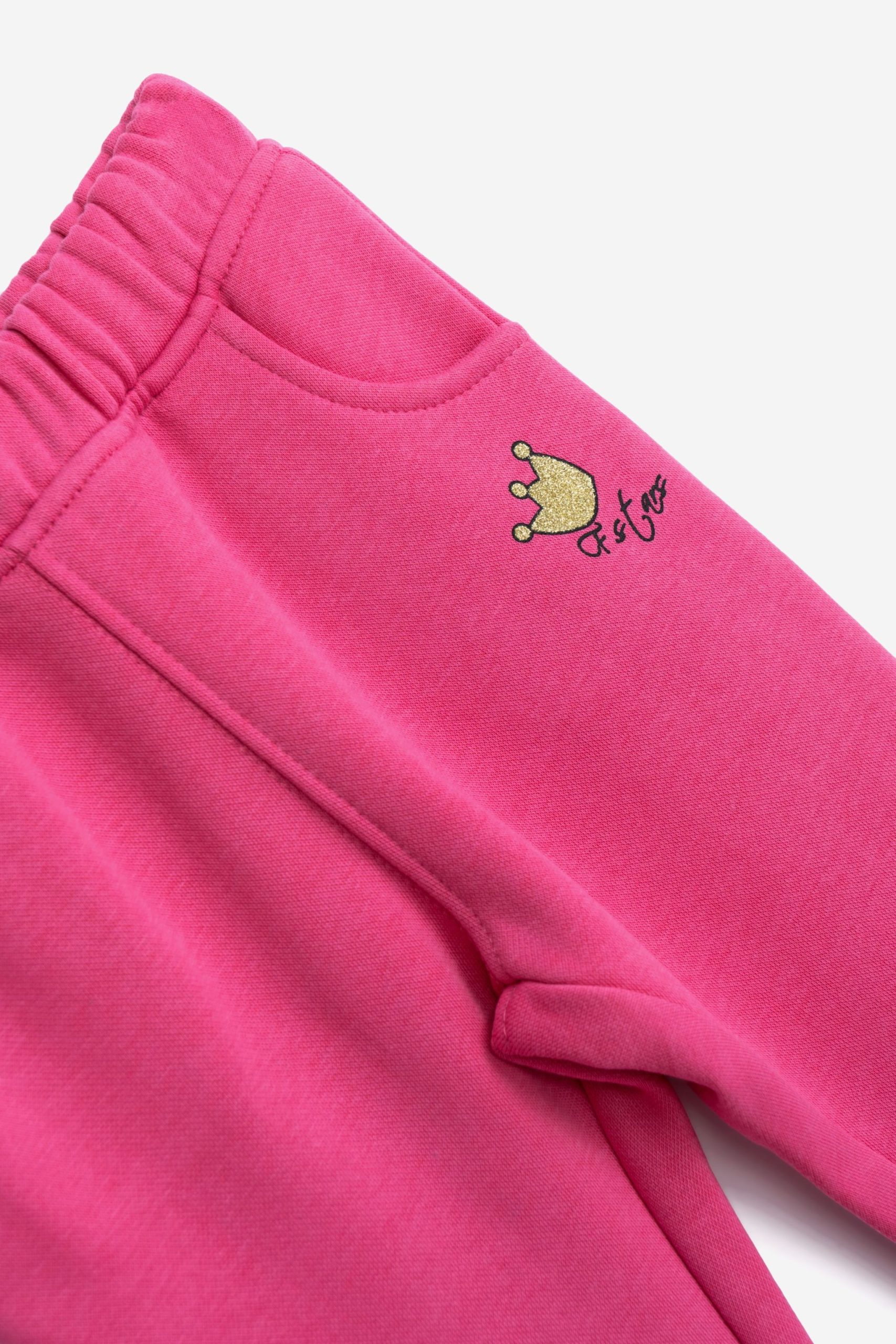 φορμα φουτερ εισαγ. μηνων κοριτσι οε μπλε/τσιχλοφουσκα - Image 3