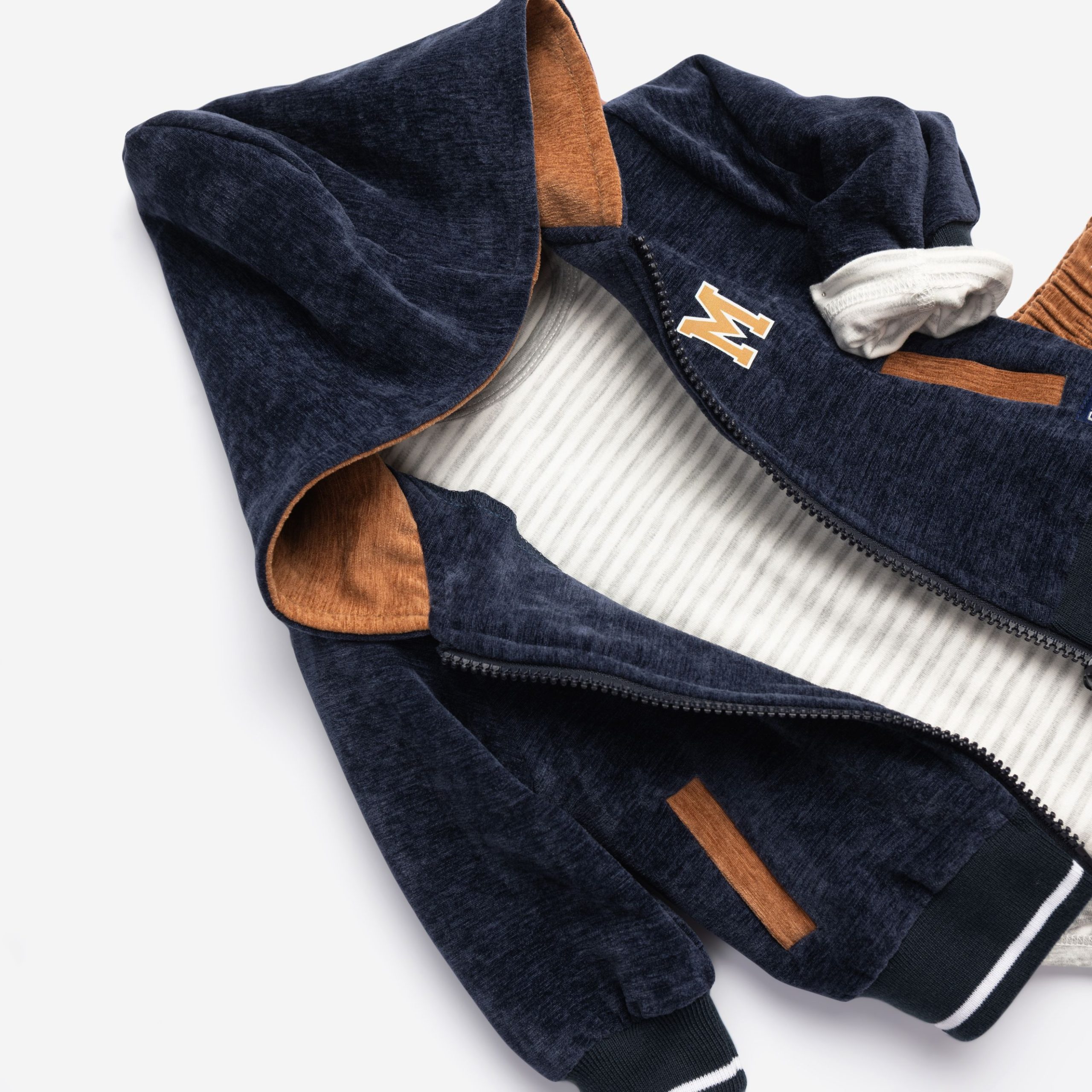 Σετ 3τμχ ζακέτα+κορμάκι+παντελόνι βρεφανάπτυξη αγόρι - Image 3