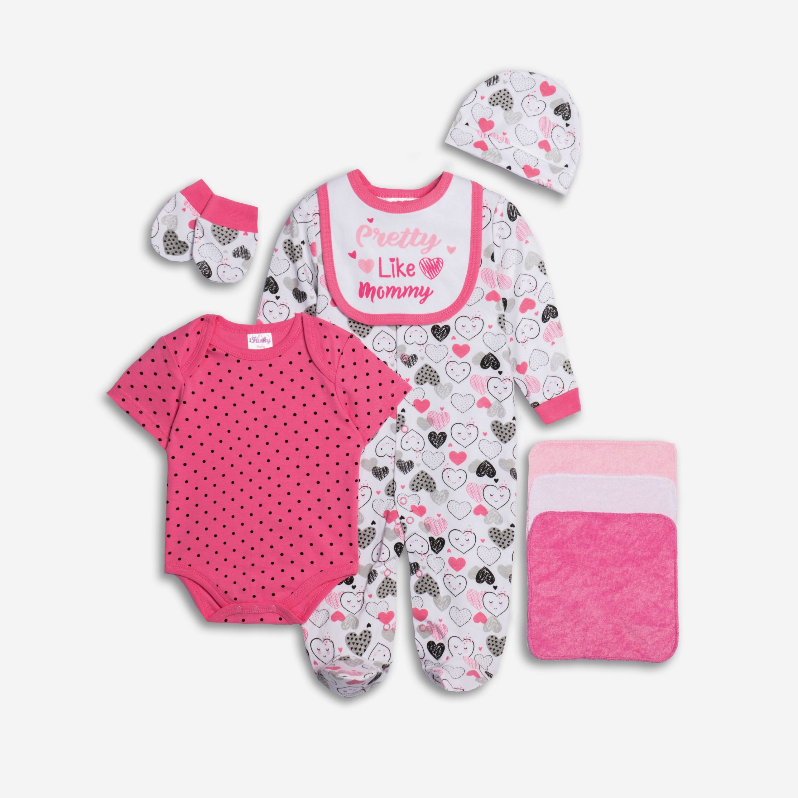 Σετ 8τμχ βρεφανάπτυξη κορίτσι