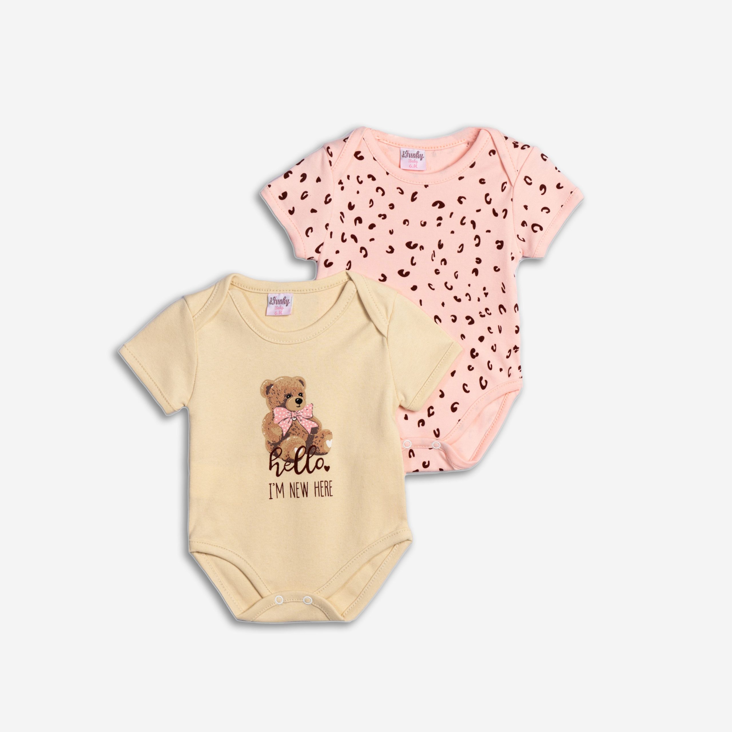 Σετ 2τμχ κορμάκια βρεφανάπτυξη κορίτσι