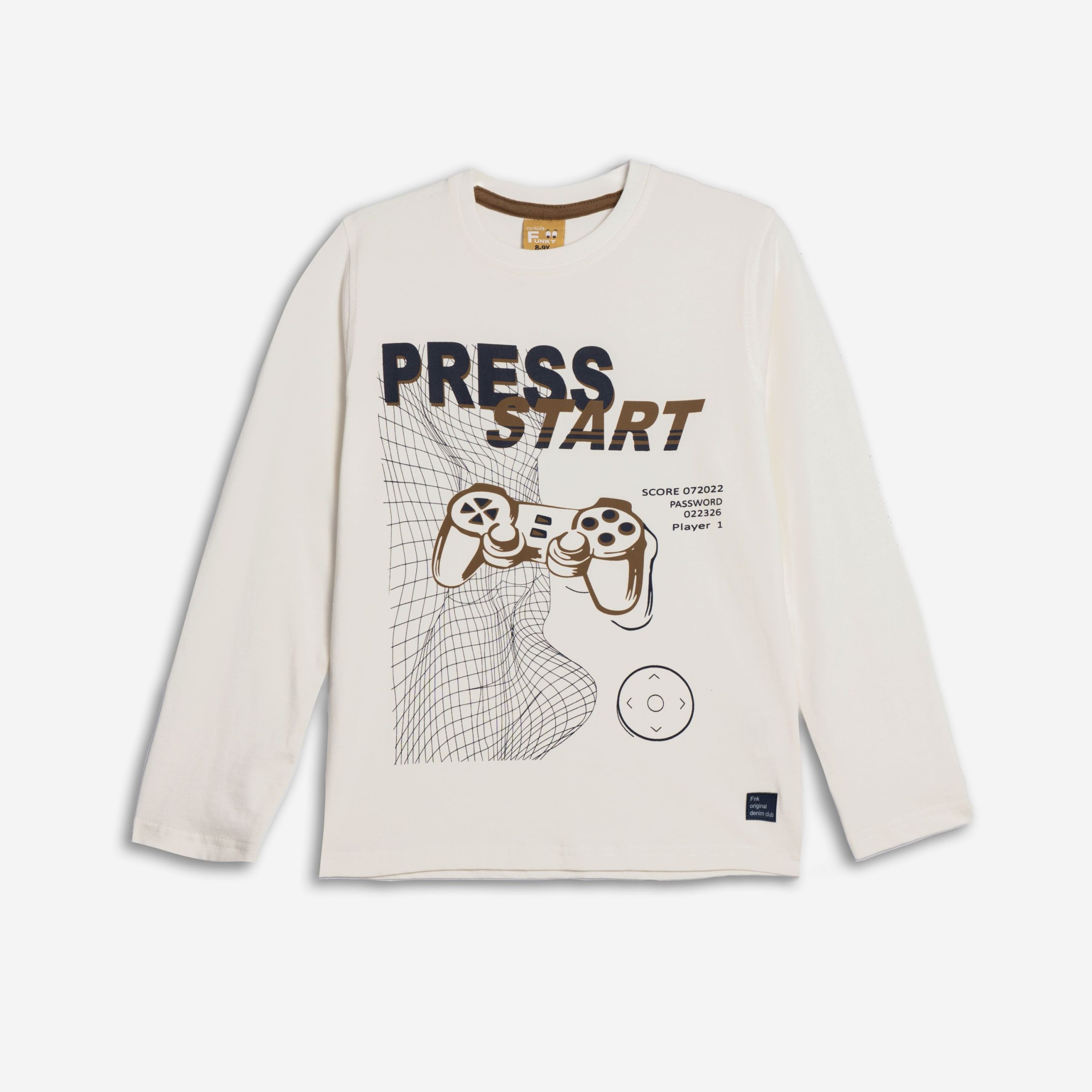 Μπλούζα αγόρι εκρου