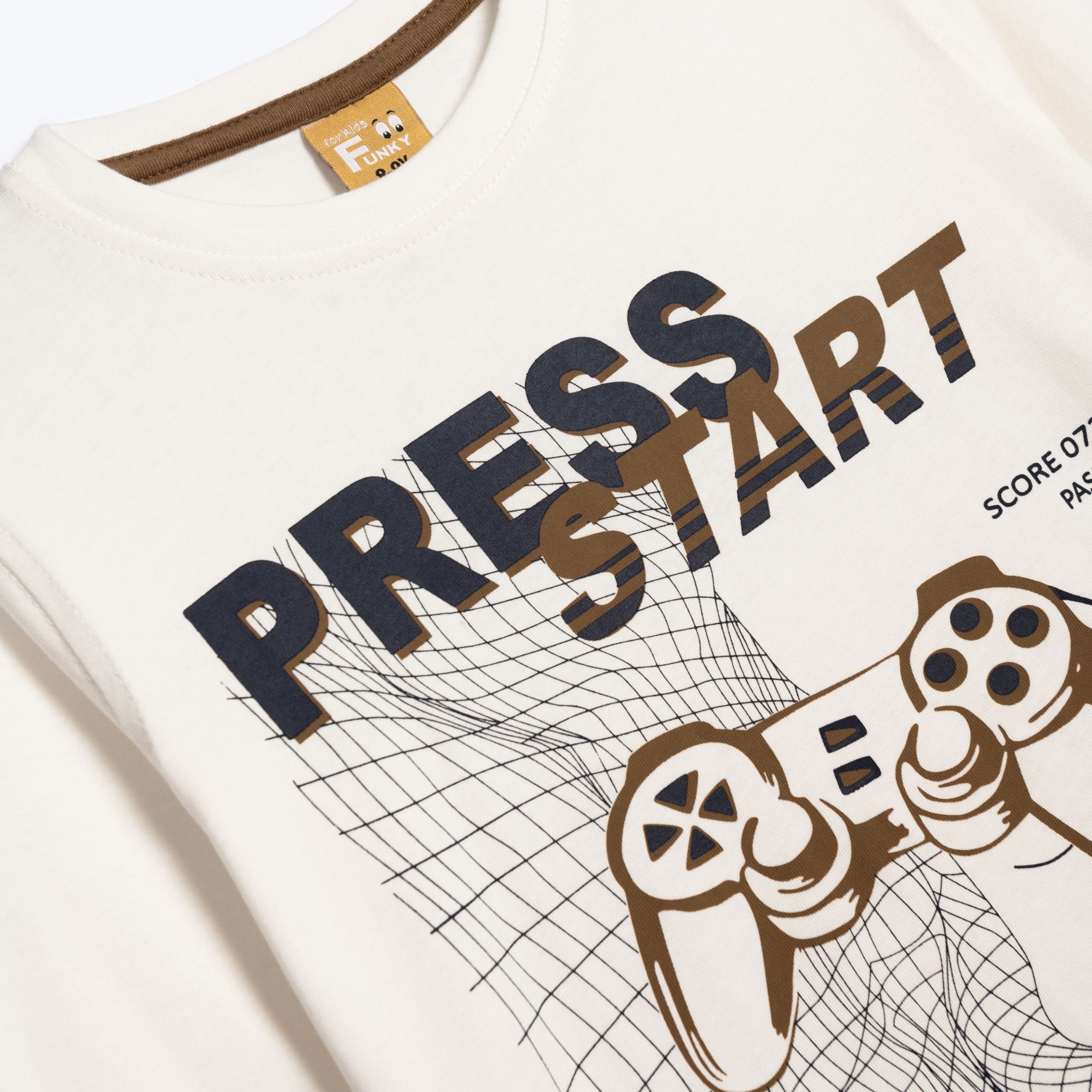 Μπλούζα αγόρι εκρου - Image 2