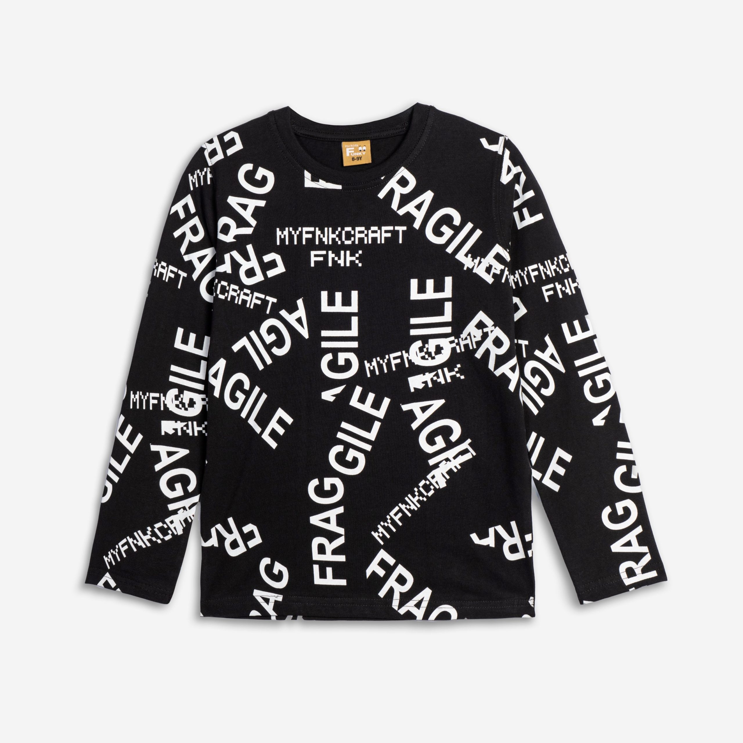 Μπλούζα αγόρι μαύρο allover