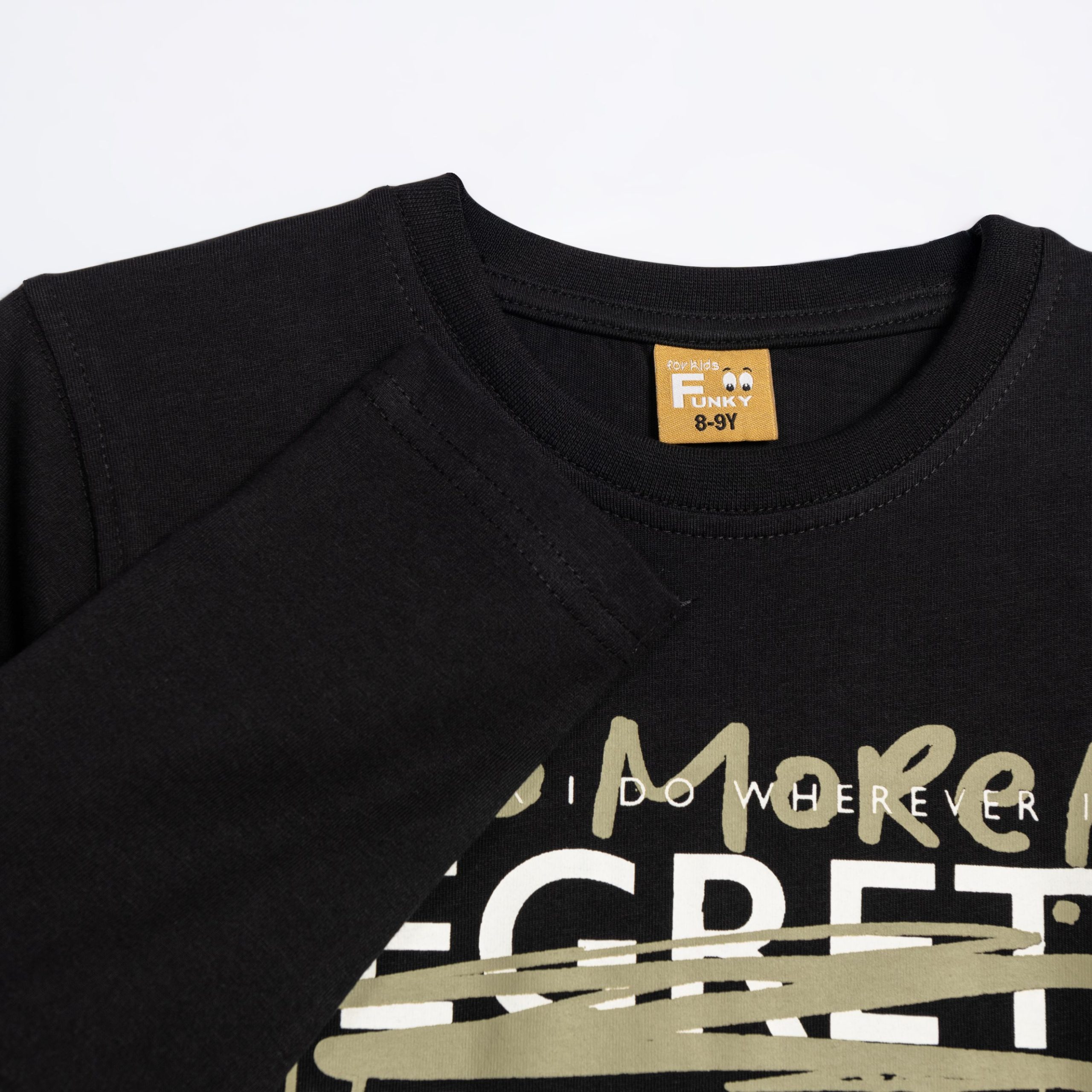 Μπλούζα αγόρι μαύρο - Image 3