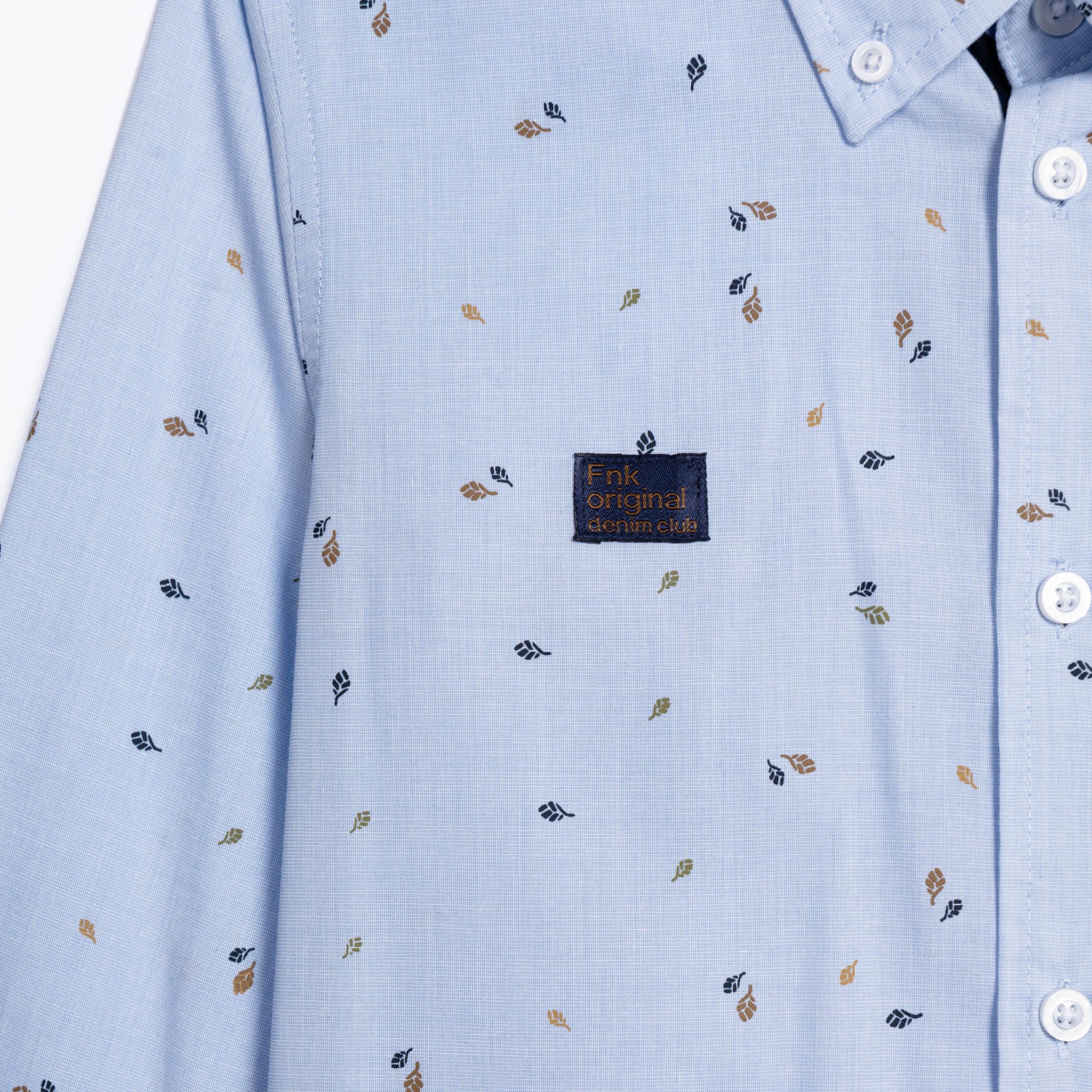 Πουκάμισο αγόρι σιελ allover - Image 3