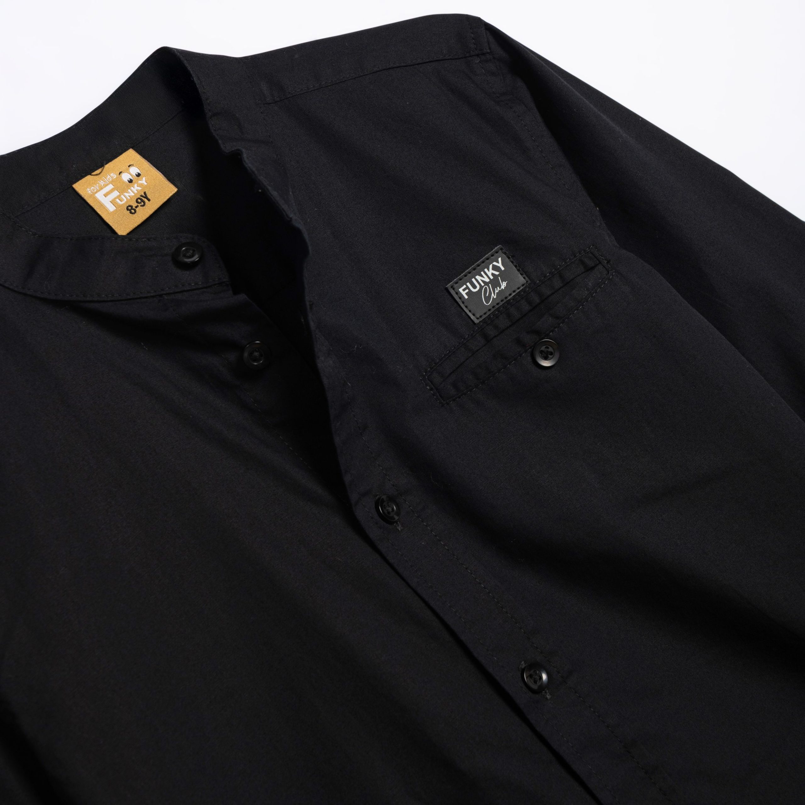 Πουκάμισο αγόρι μαύρο - Image 3