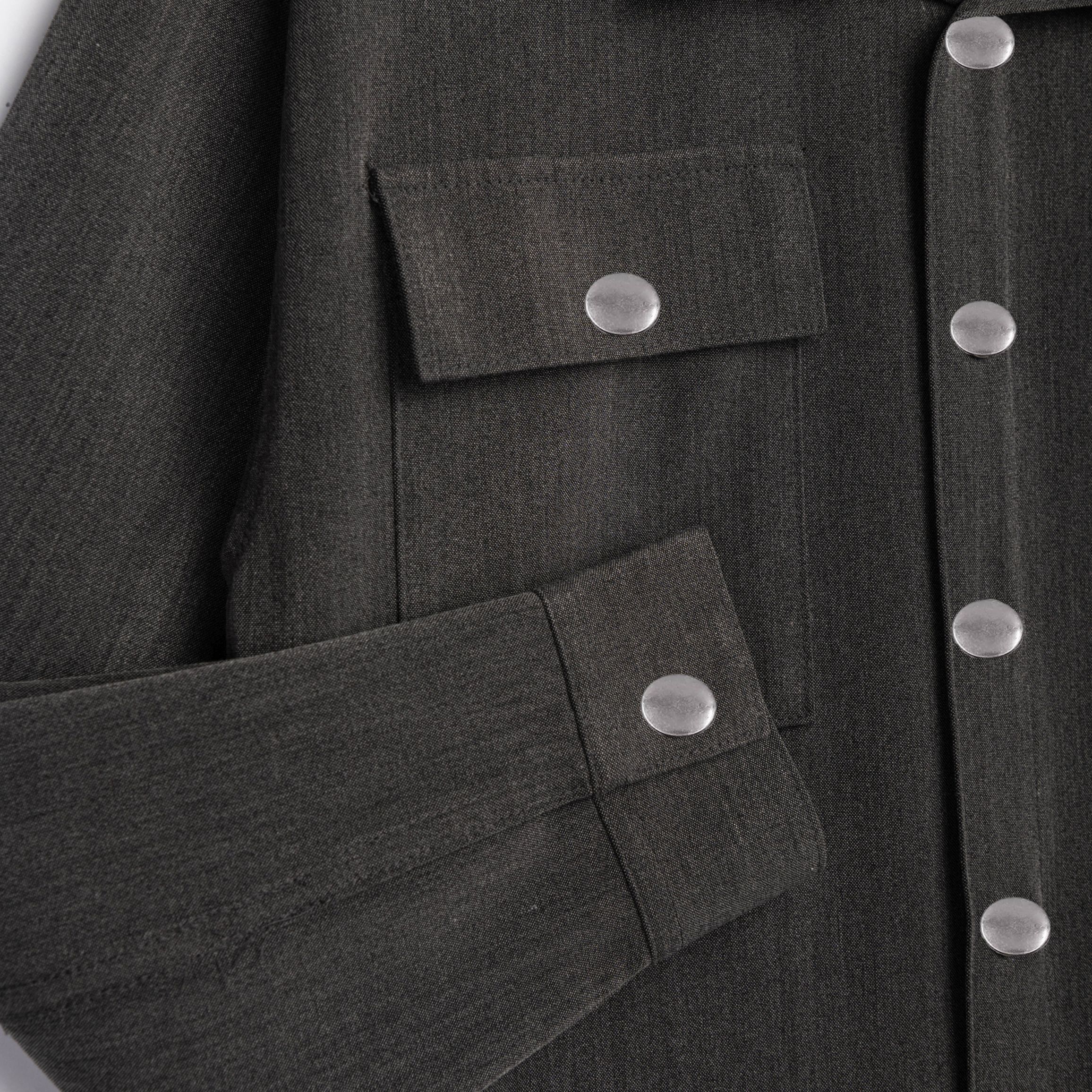 Πουκάμισο αγόρι γκρι - Image 3