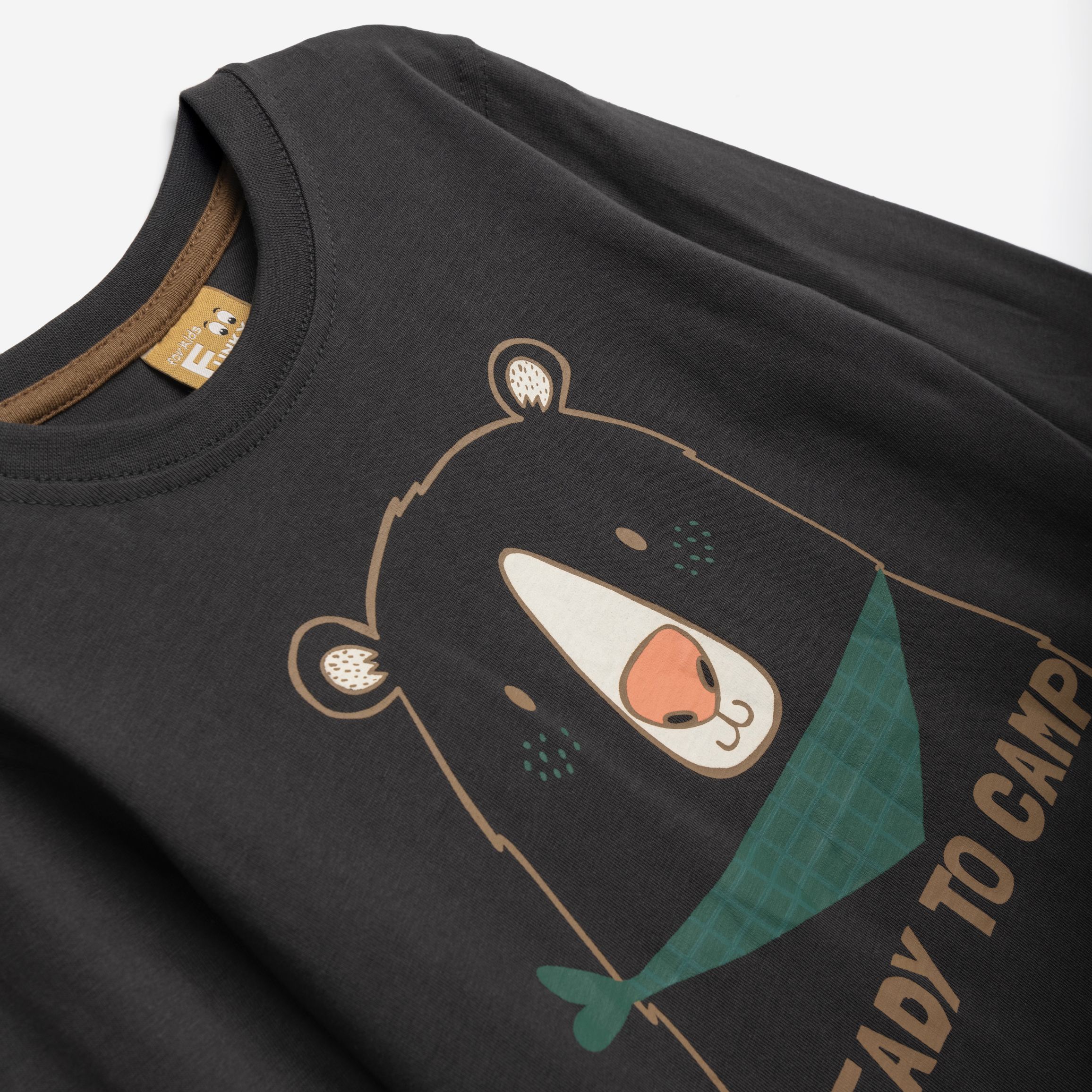 Μπλούζα αγόρι ανθρακί - Image 2