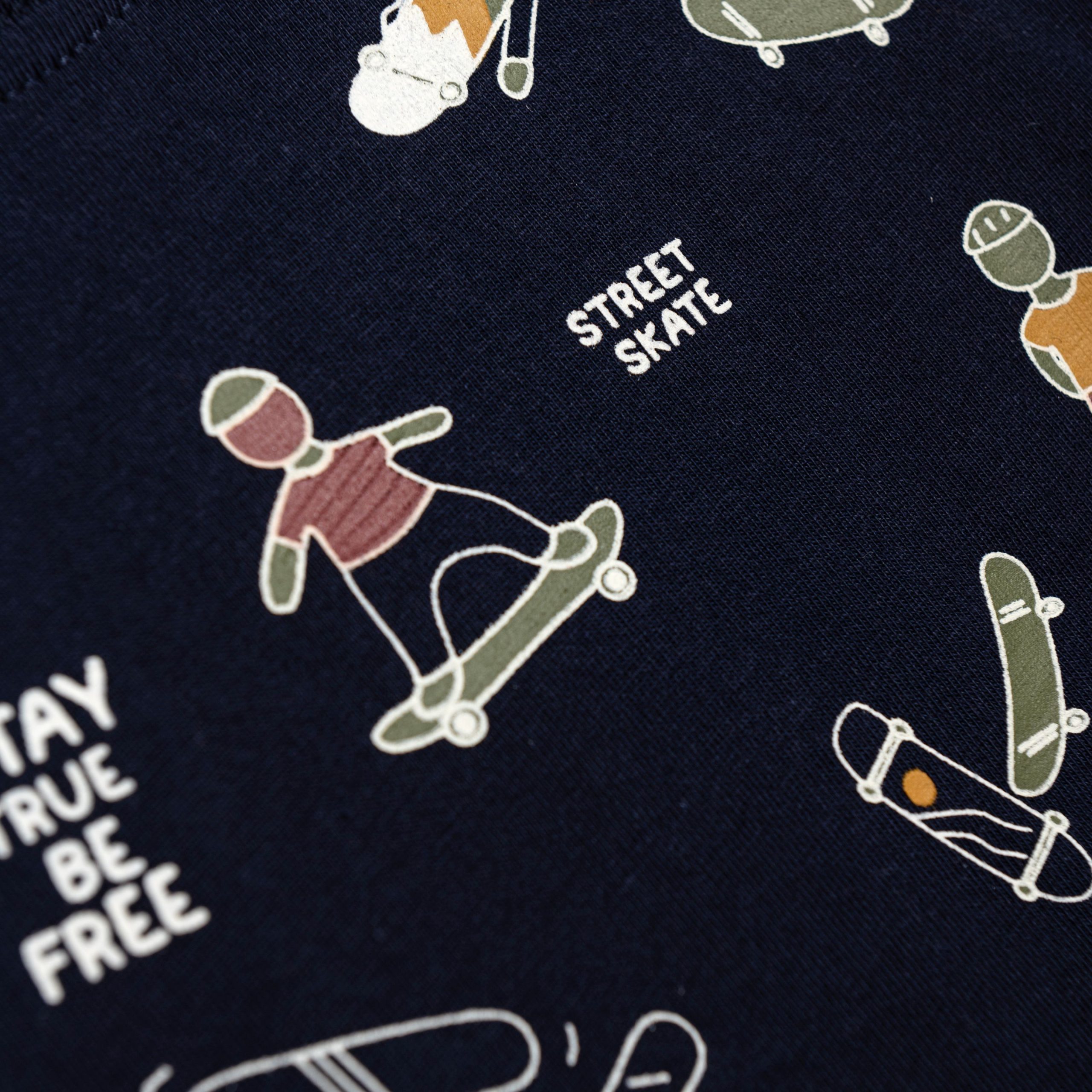 Μπλούζα αγόρι μπλε allover - Image 2