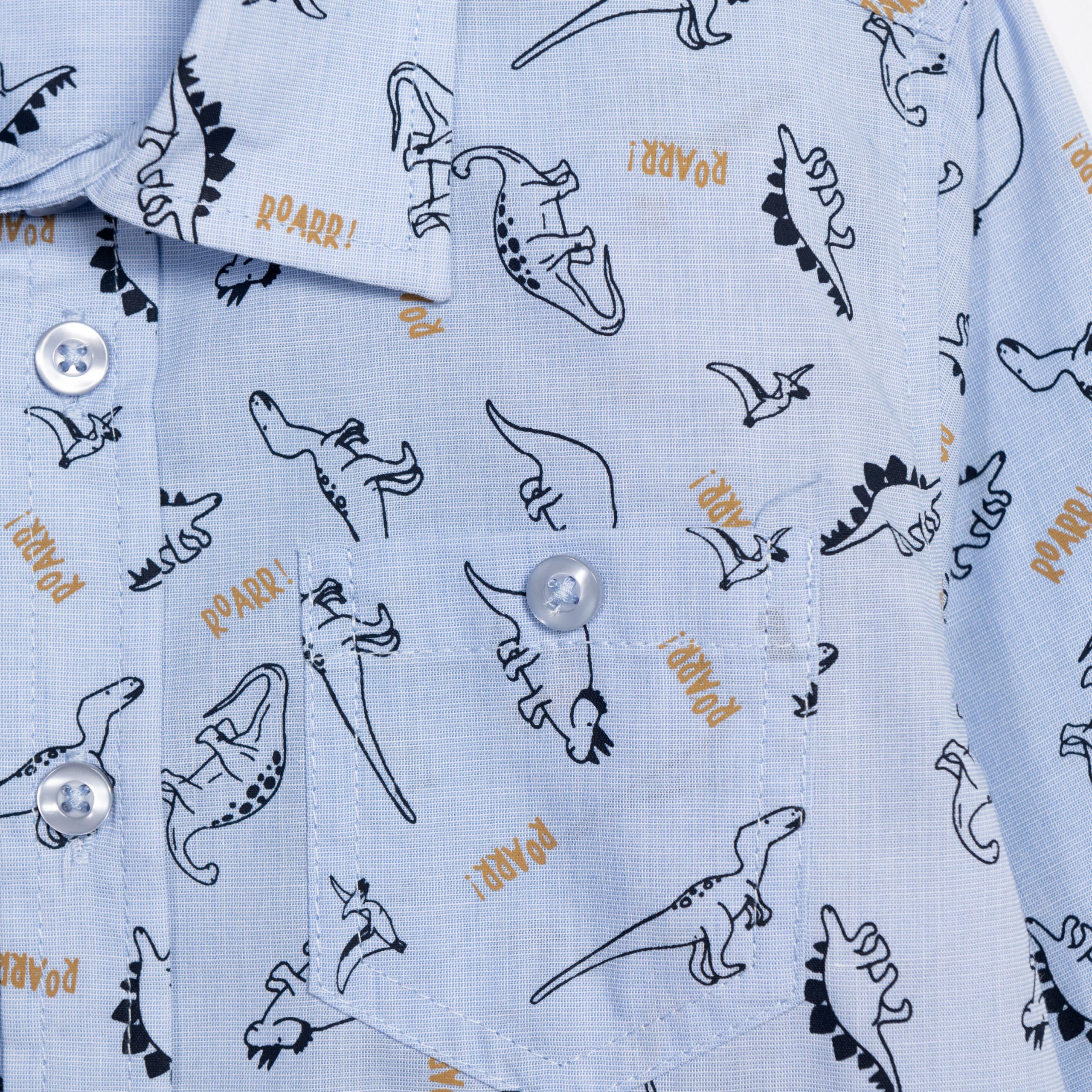 Πουκάμισο αγόρι σιελ allover - Image 3