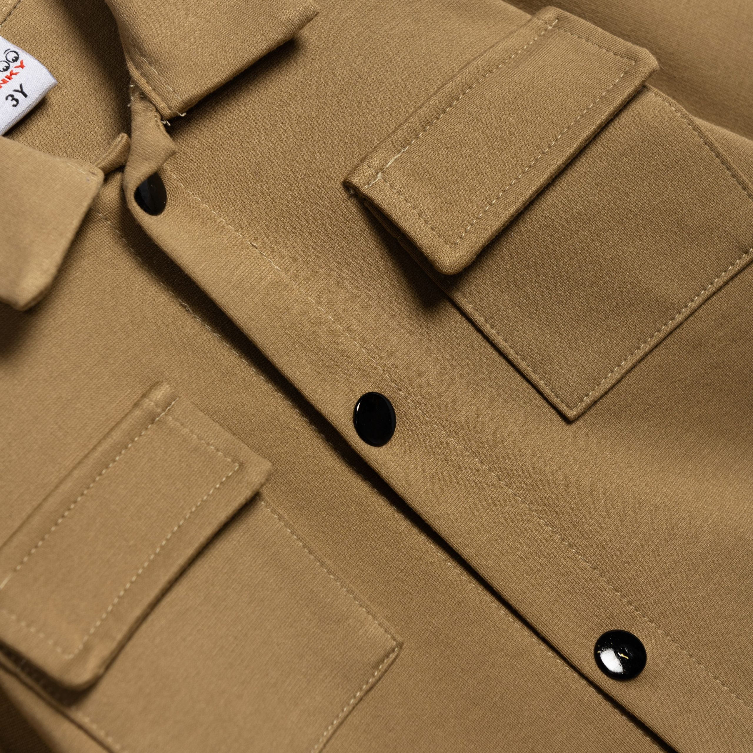 Πουκάμισο αγόρι σοκολατί - Image 2