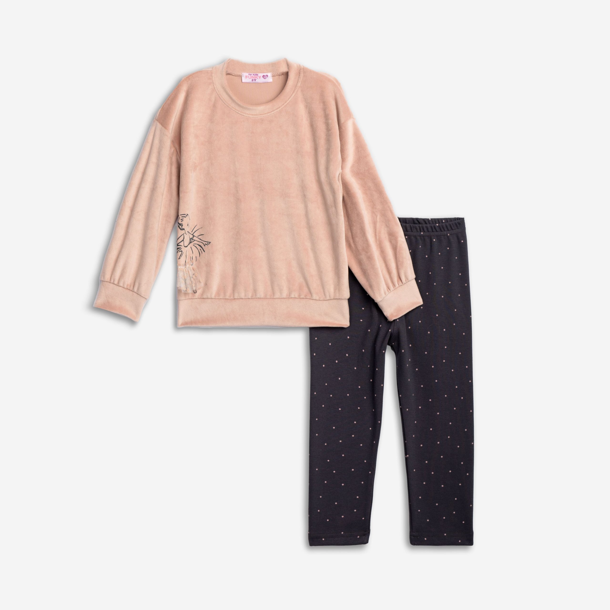 Μπλουζ/μα κολάν κορίτσι