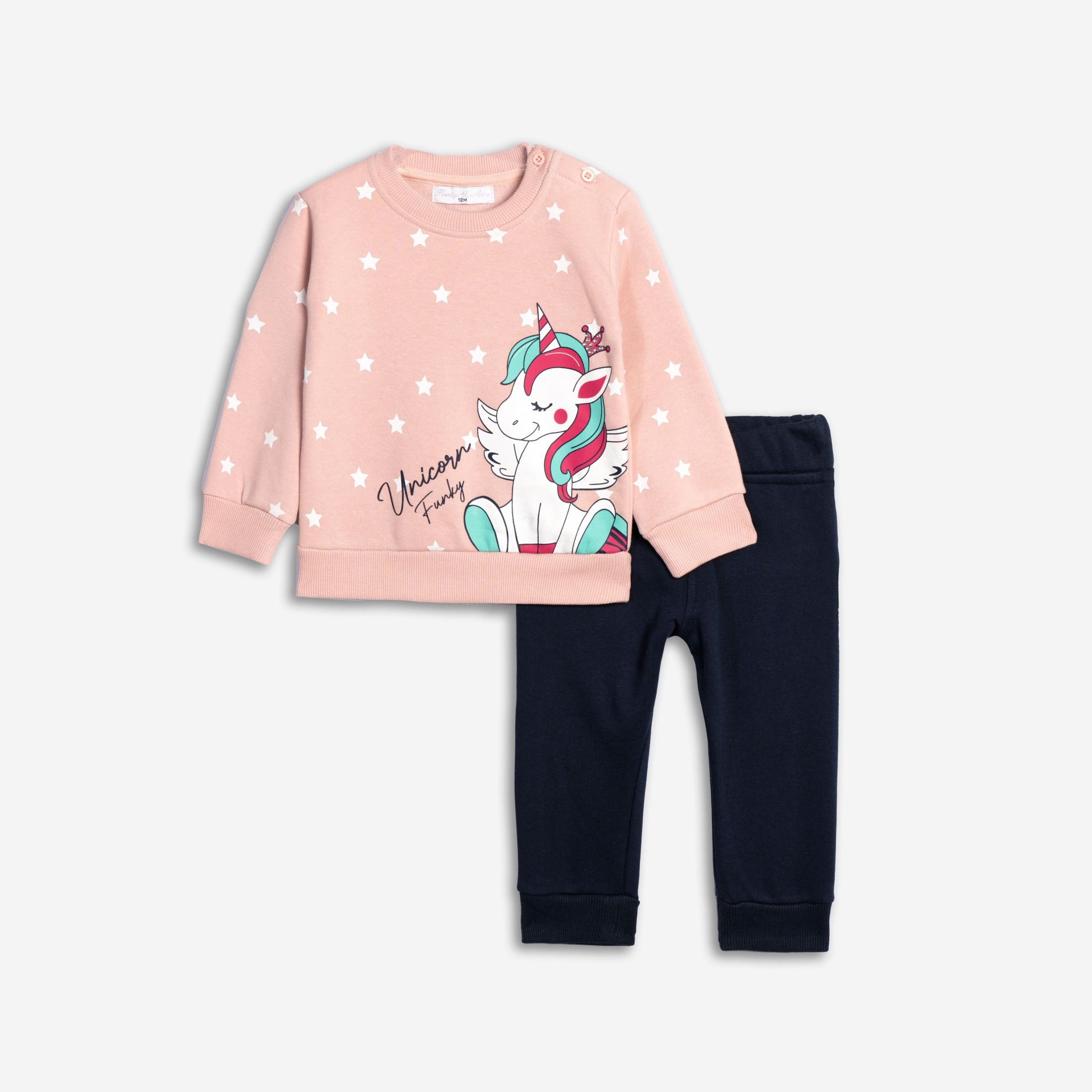 Σετ φόρμα φούτερ μηνών κορίτσι