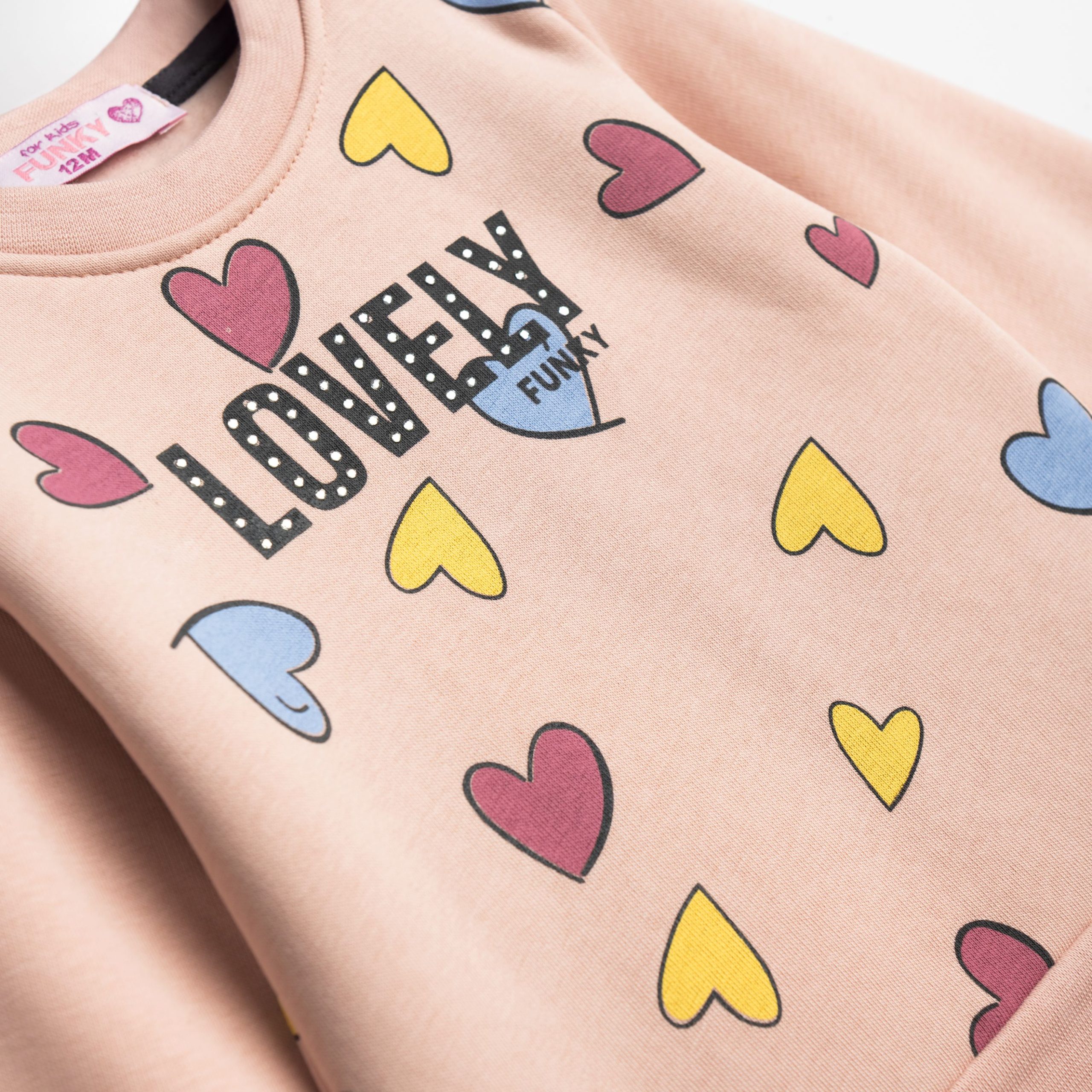 Σετ φόρμα φούτερ μηνών κορίτσι - Image 3