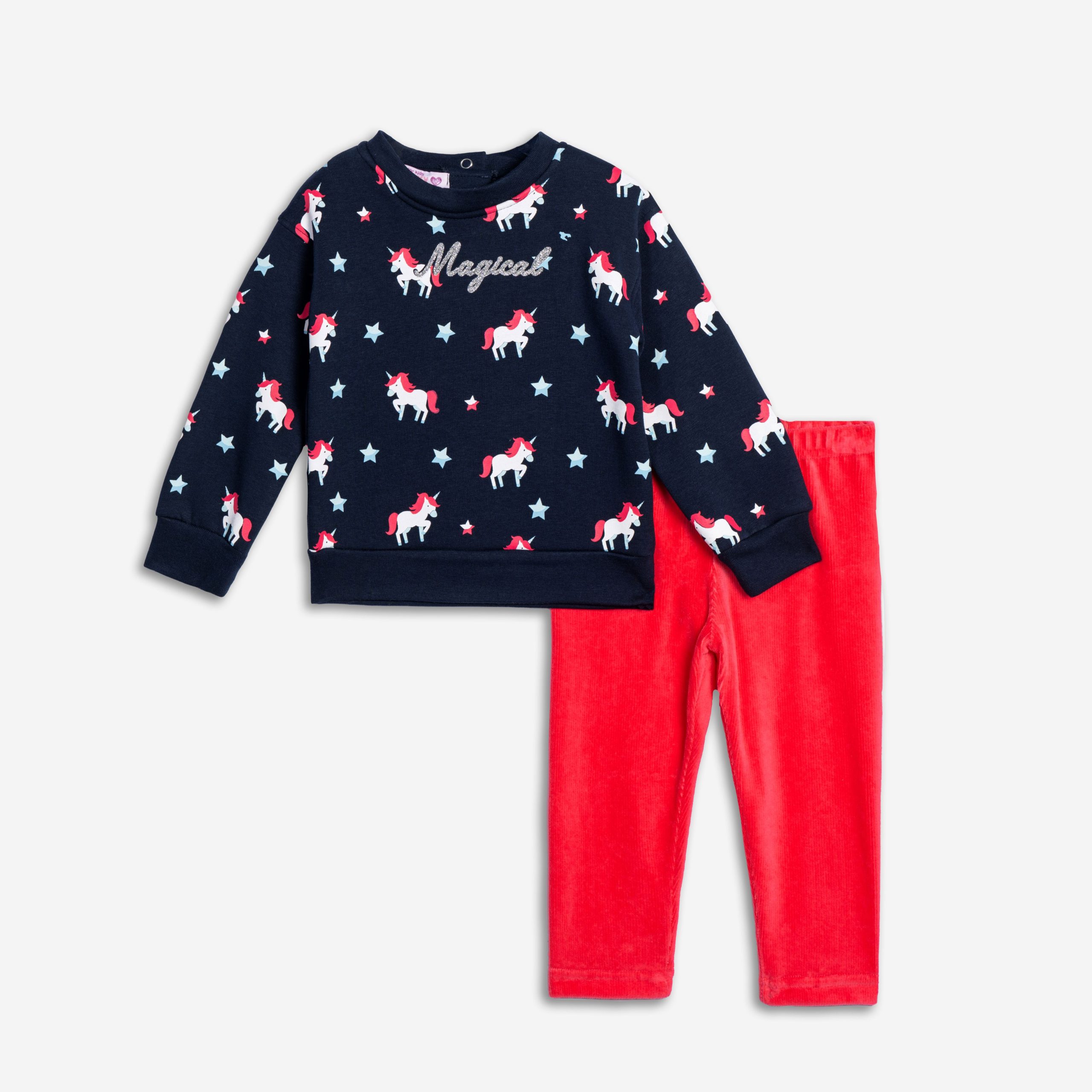 Σετ μπλουζοφόρεμα+κολάν μηνών κορίτσι