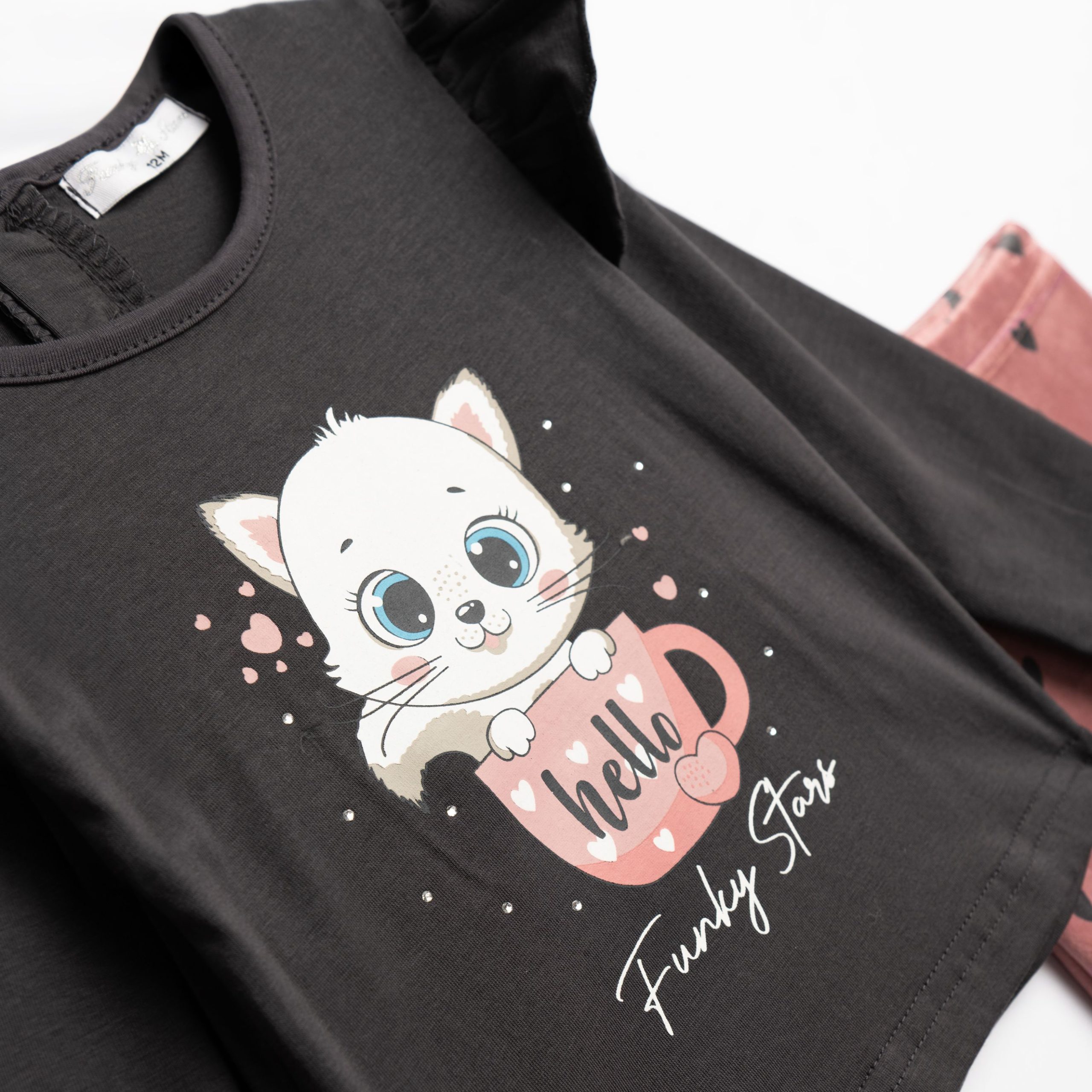 Σετ μπλούζα με κολάν - Image 2