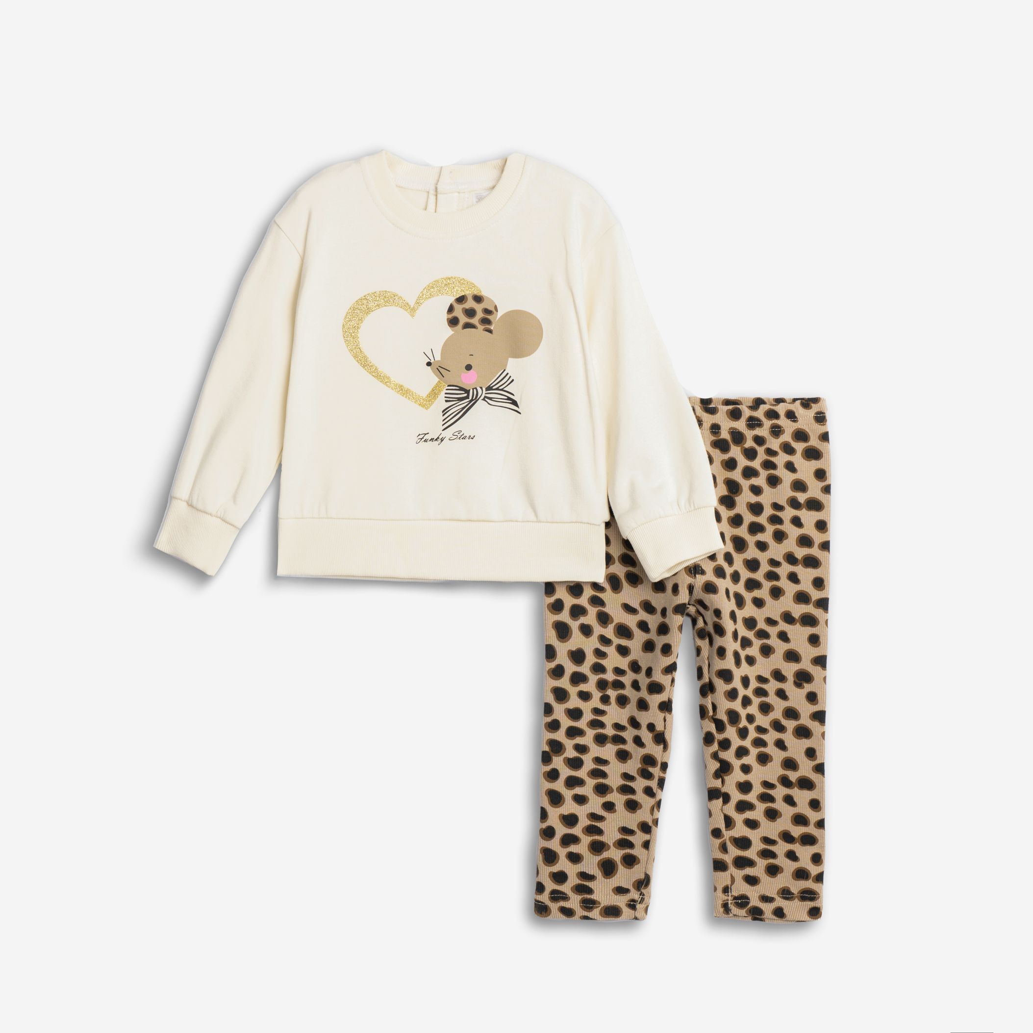 Σετ μπλούζα με κολάν κορίτσι