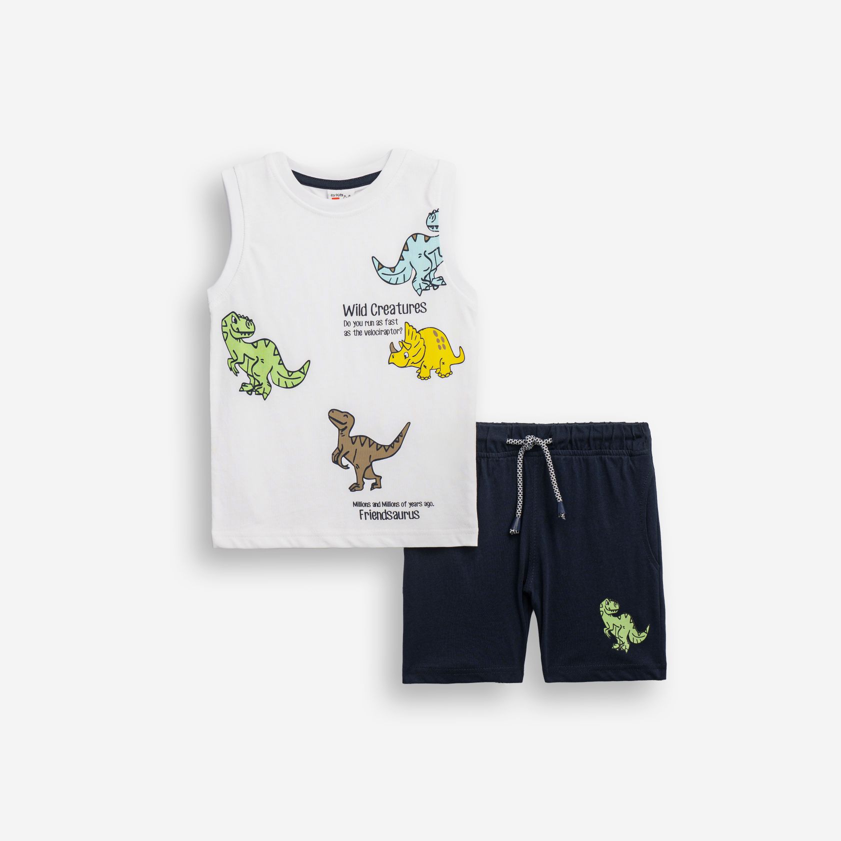 Σετ αμάνικο bebe αγόρι