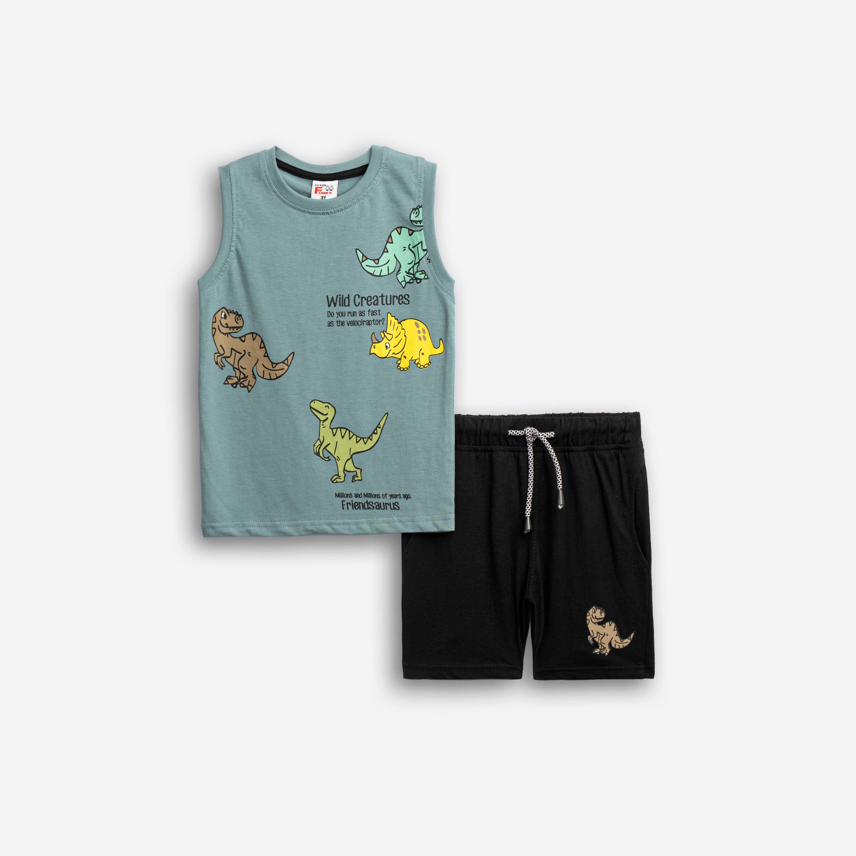 Σετ αμάνικο bebe αγόρι