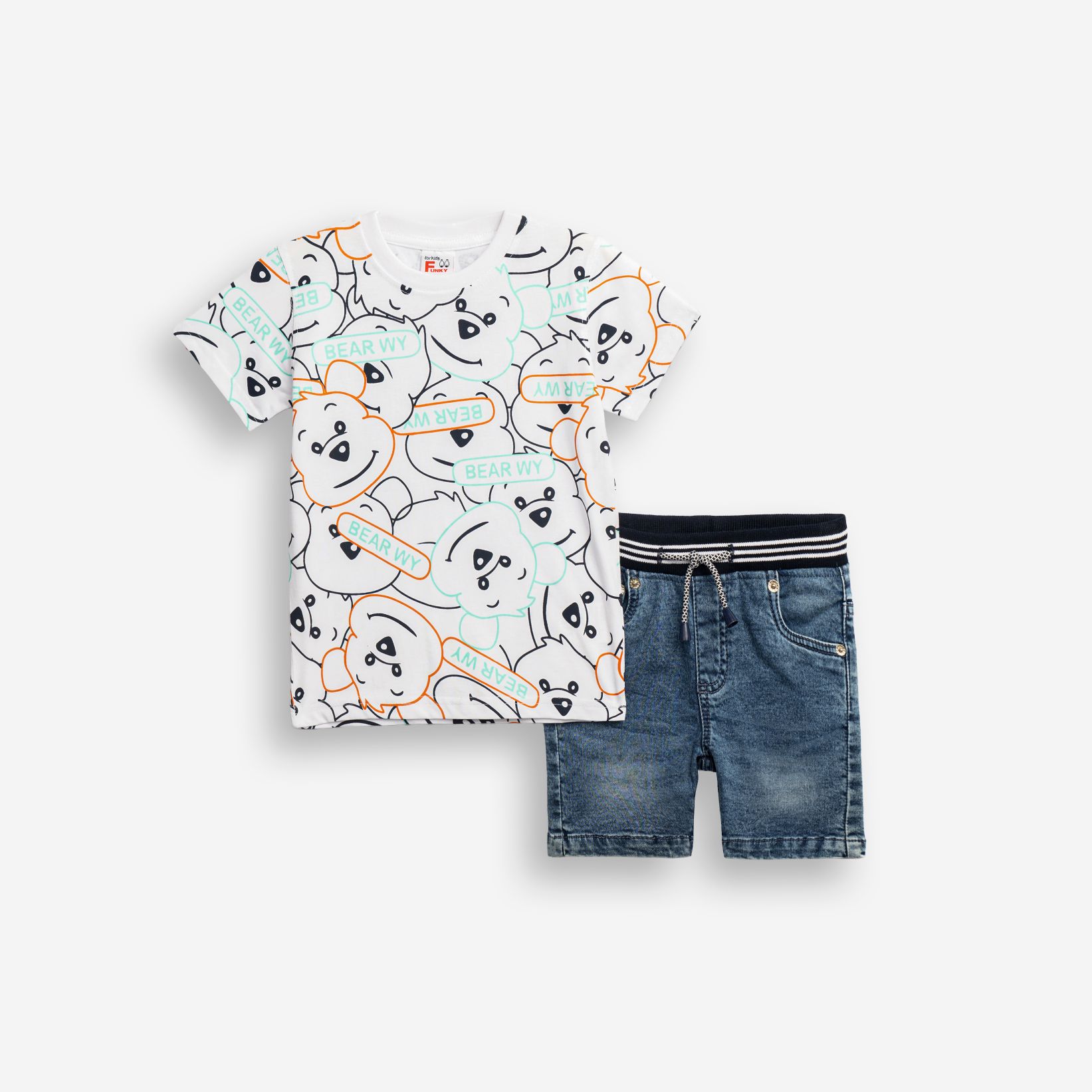 Σετ φούτερ τζίν bebe αγόρι