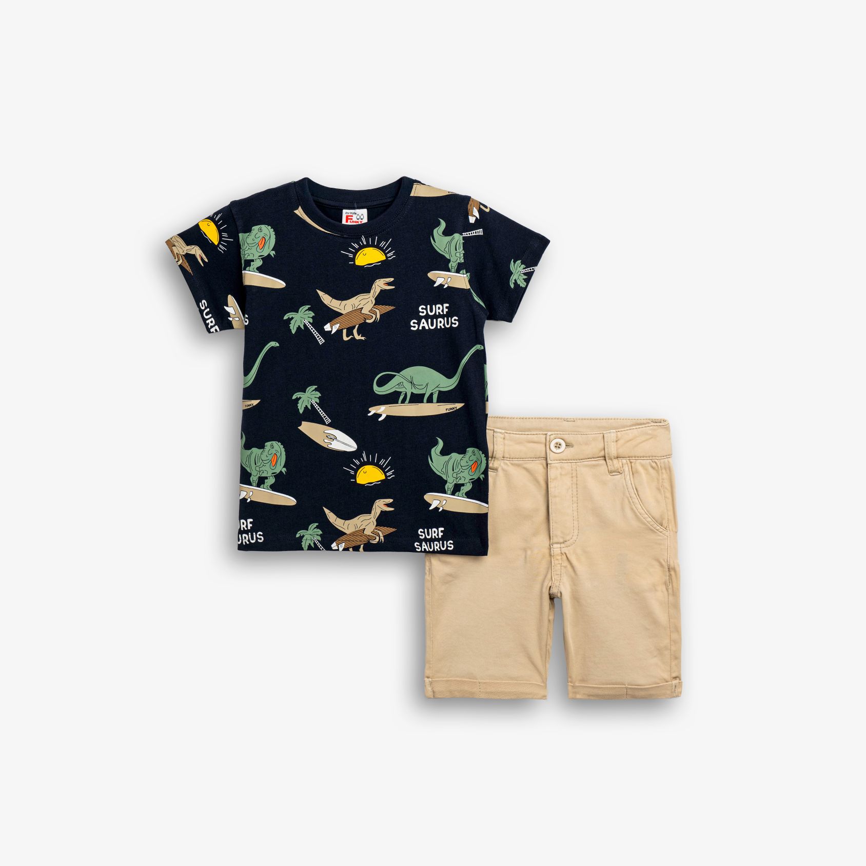 Σετ μπλούζα+βερμούδα bebe αγόρι