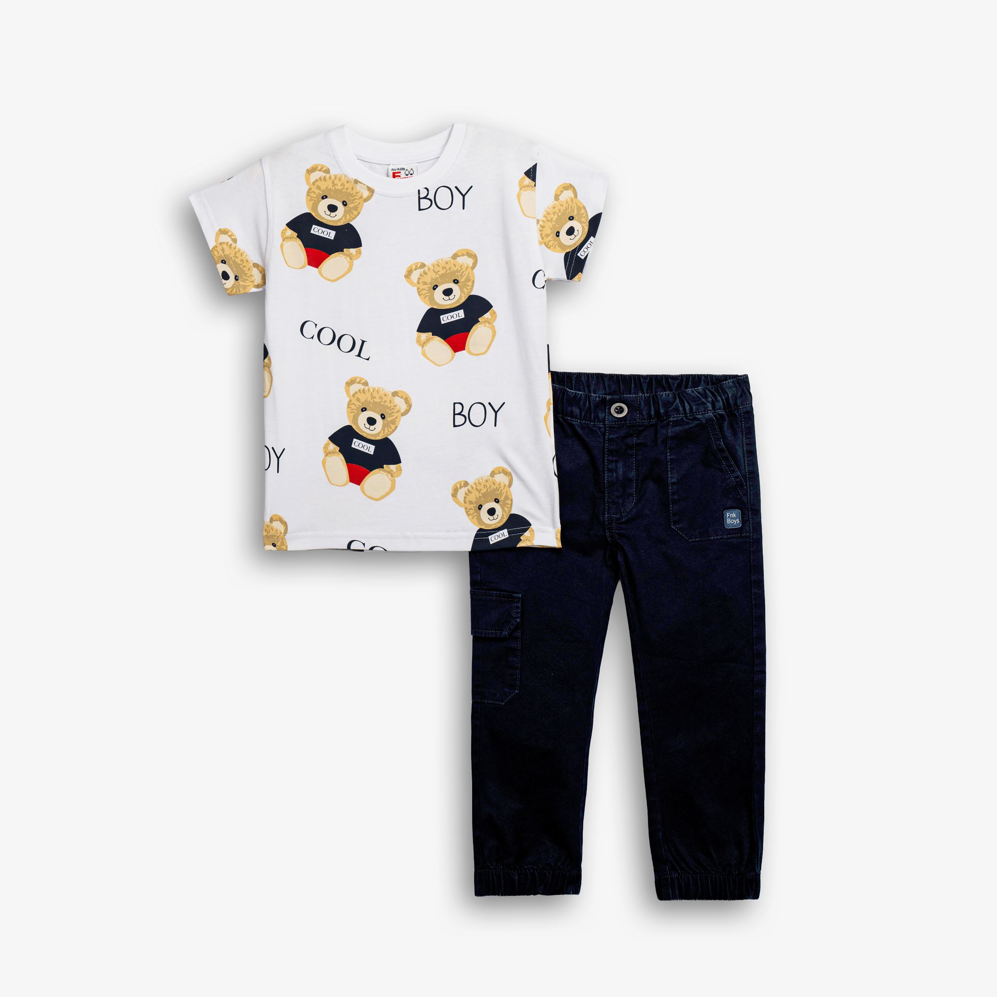 Σετ μπλούζα+παντελόνι bebe αγόρι