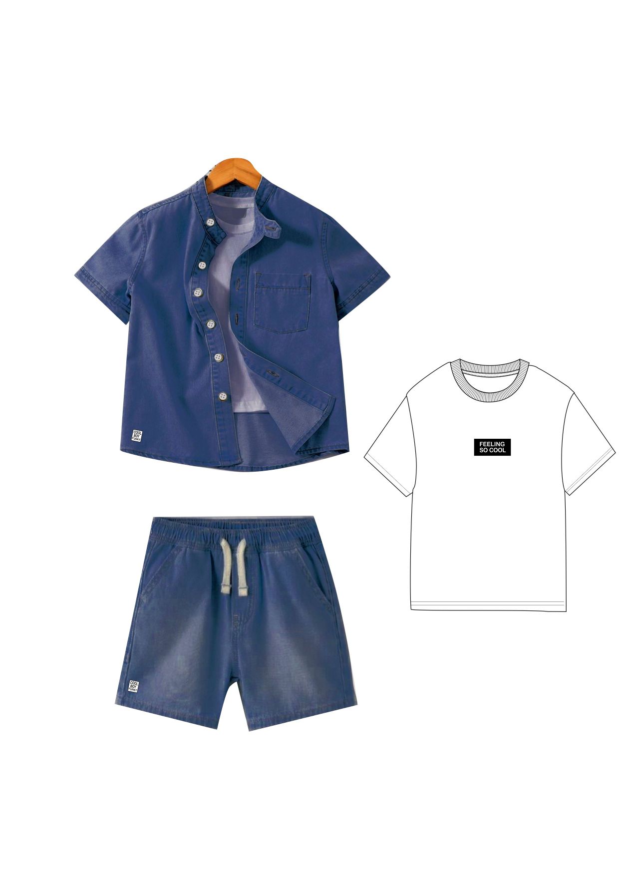 Σετ 3 τεμ .bebe αγόρι