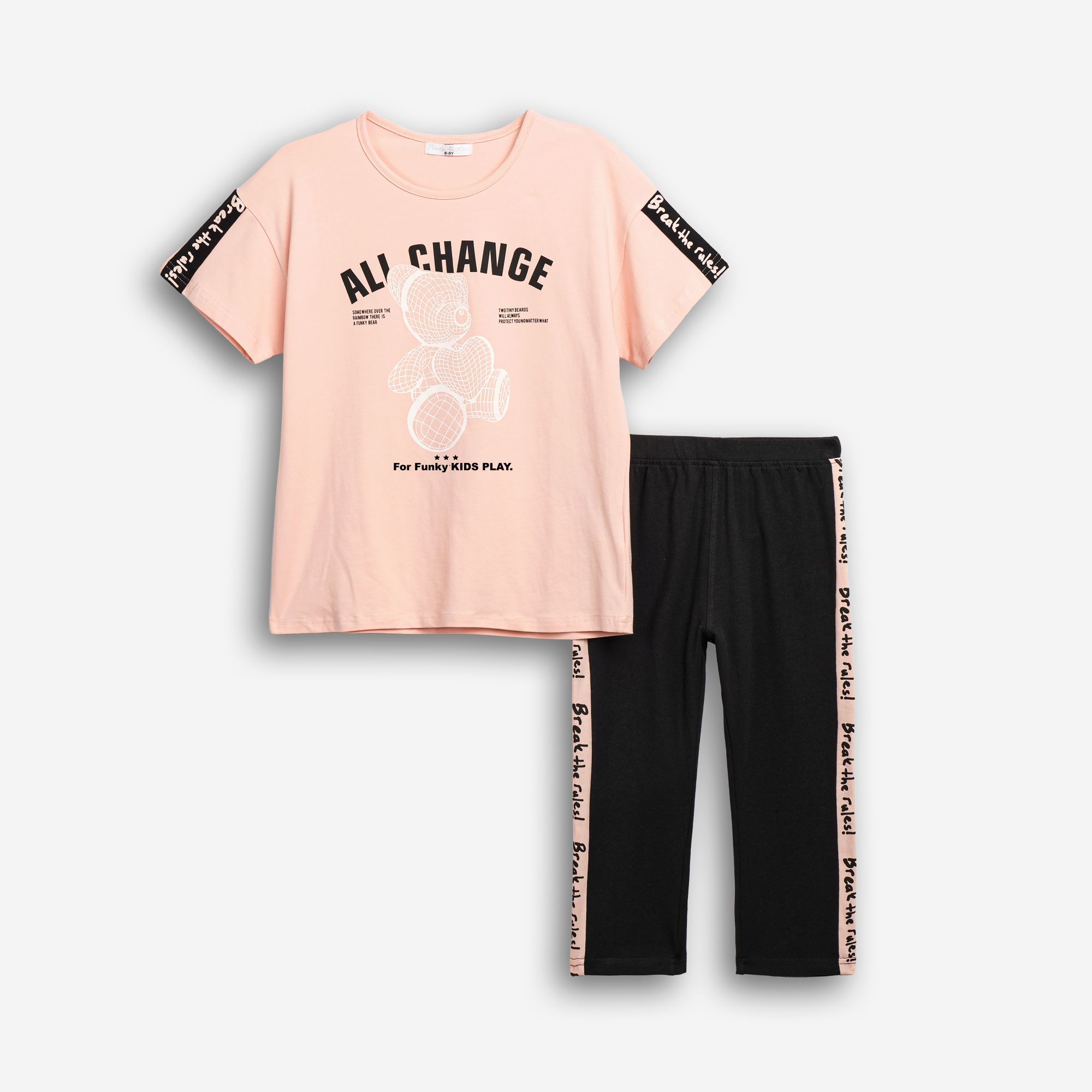 Μπλουζοφόρεμα+κολαν  μεγάλο κορίτσι