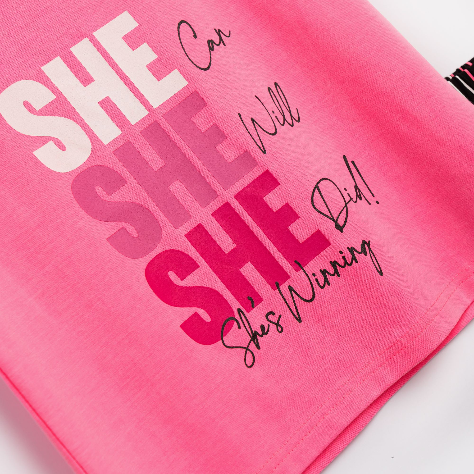 Σετ μπλούζα+κολάν κάπρι μεγάλο κορίτσι - Image 2