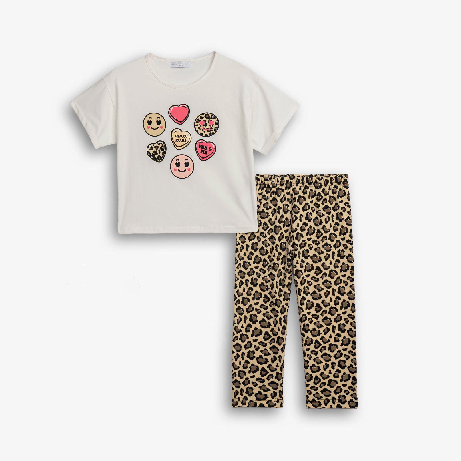 Σετ μπλούζα+κάπρι μεγάλο κορίτσι