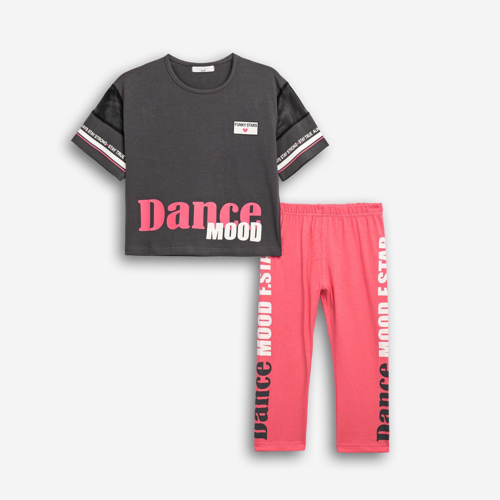 Σετ μπλούζα+κάπρι μεγάλο κορίτσι