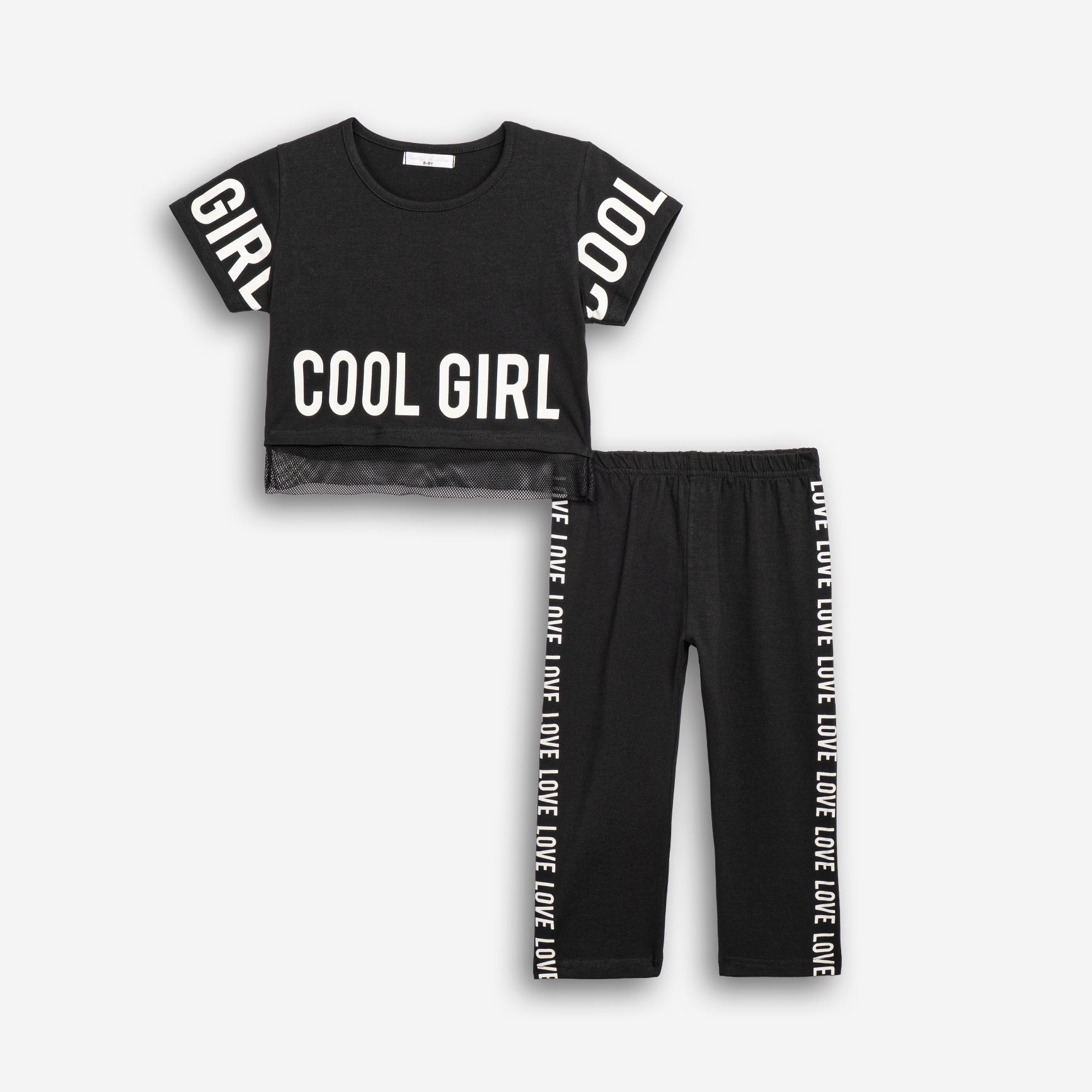 Σετ μπλούζα+κάπρι μεγάλο κορίτσι