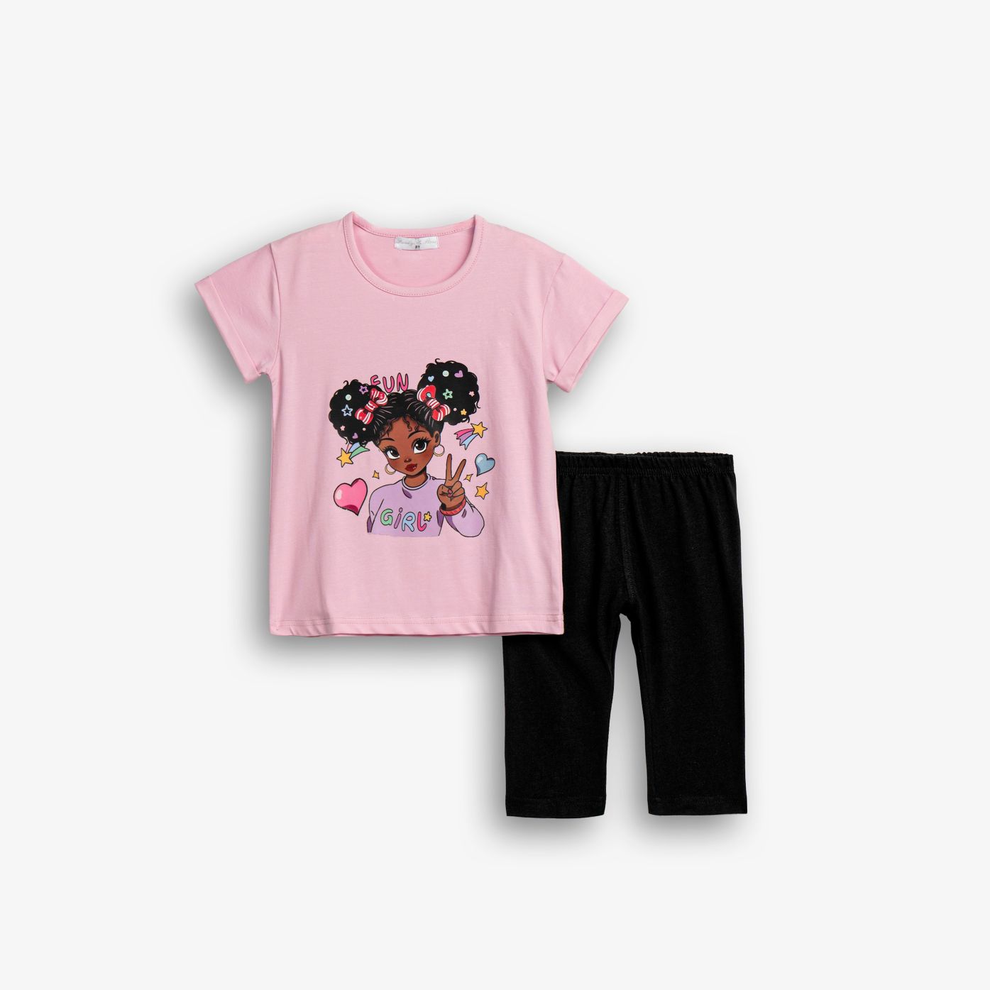 Μπλουζοφόρεμα+κολάν κάπρι bebe κορίτσι